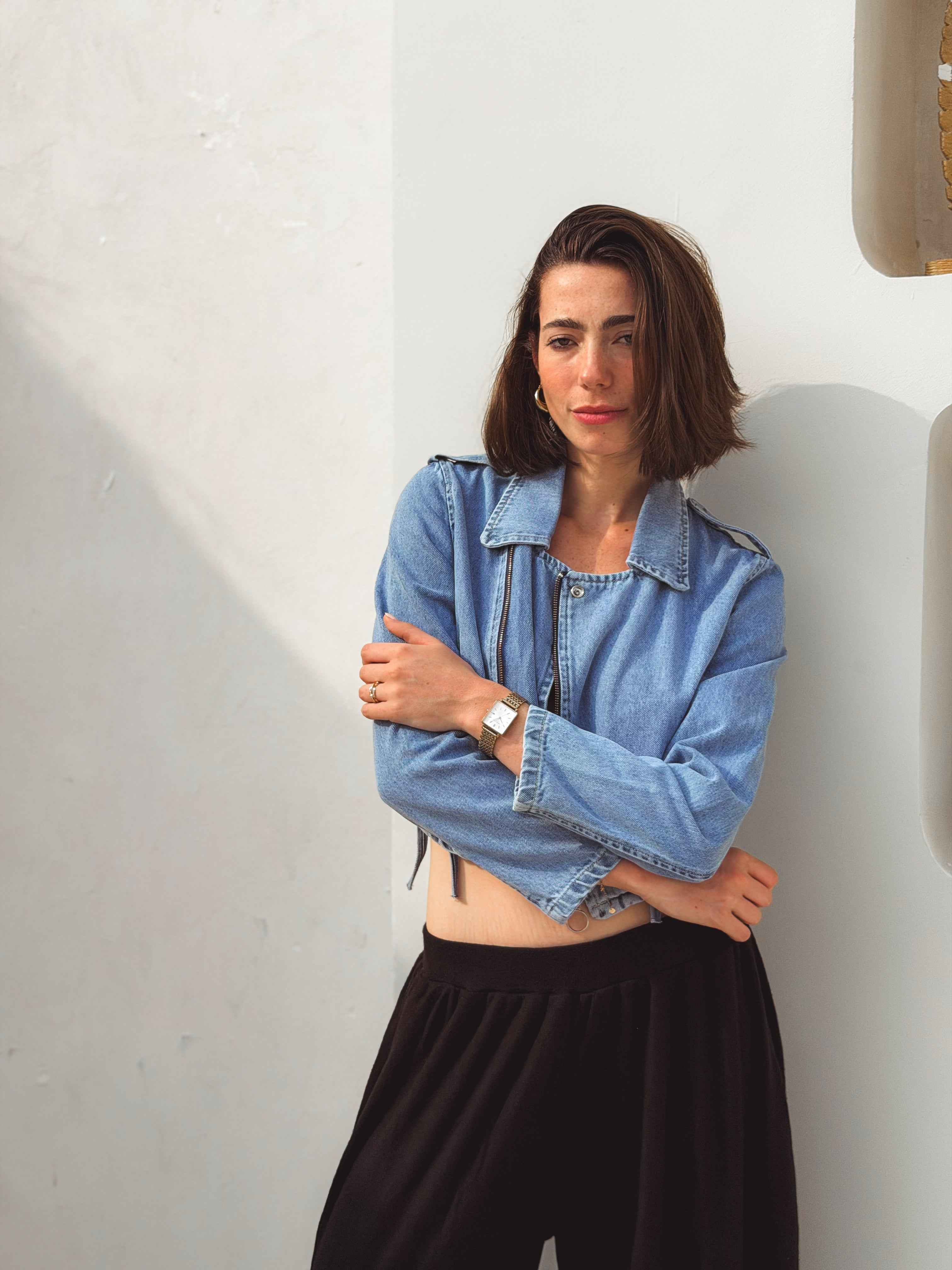 Tala Jacket – Cropped Denim Jacket