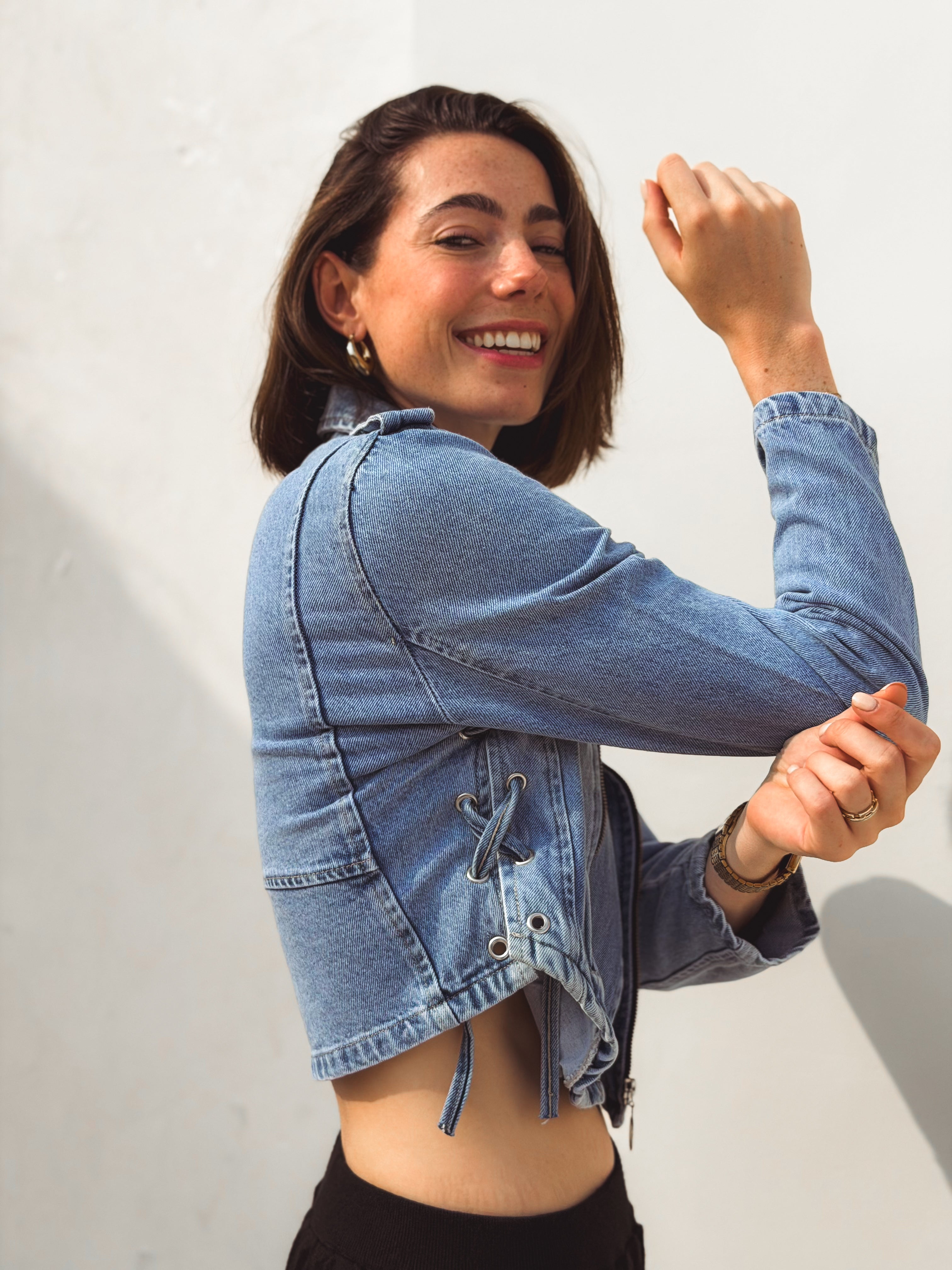 Tala Jacket – Cropped Denim Jacket
