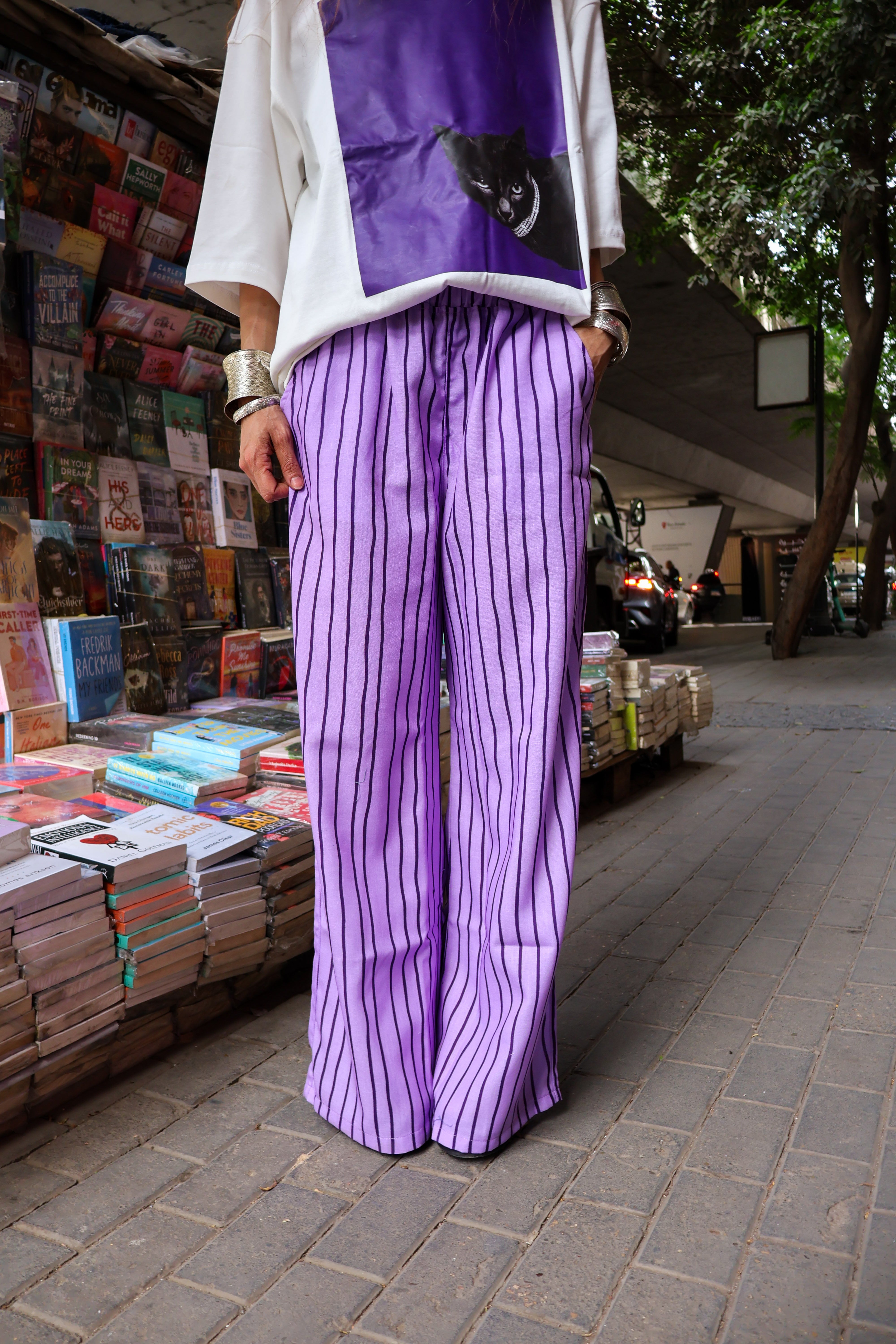 Marah Pants in Lavender-Purple