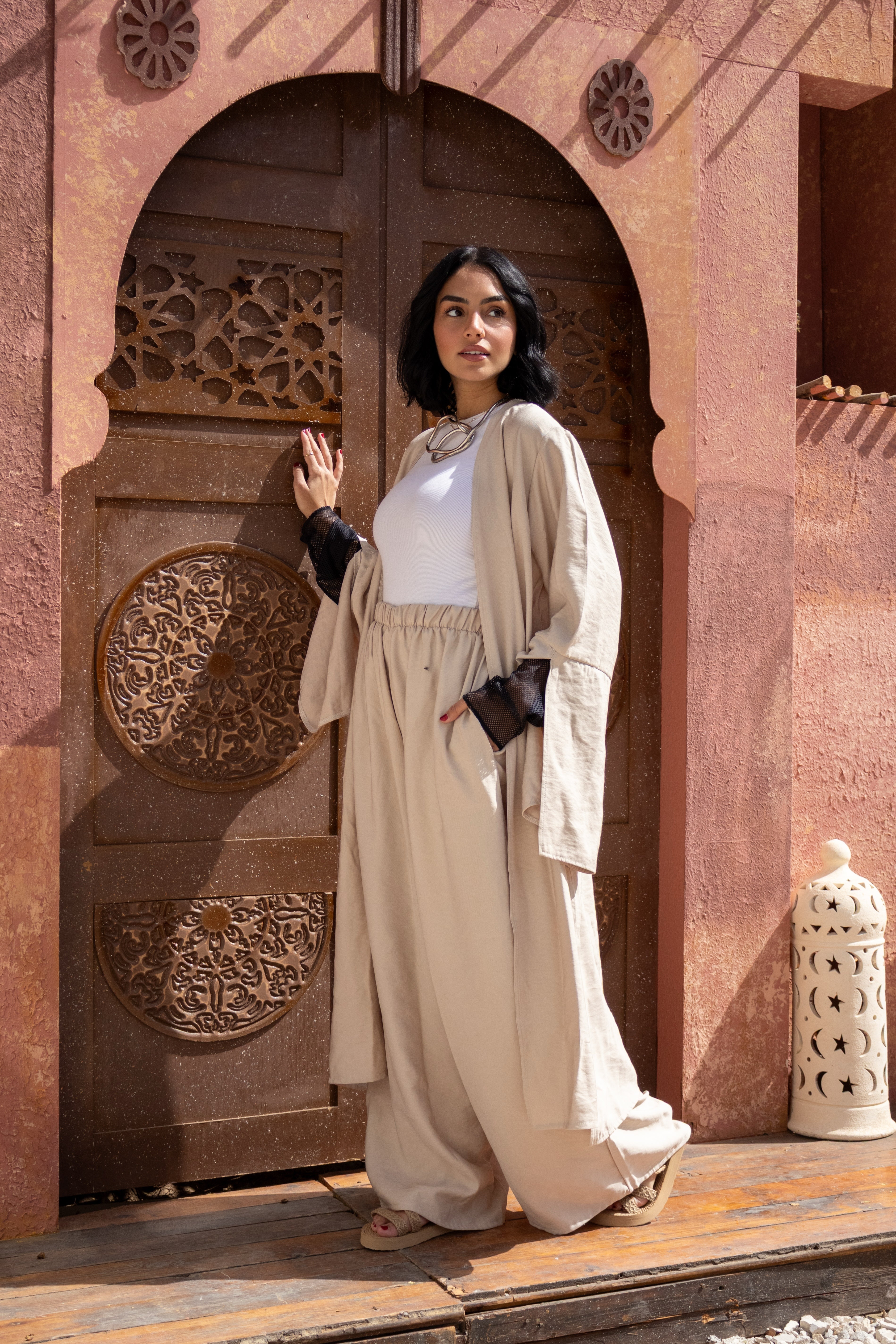 Beige Hawa Set - BerriessDesigns