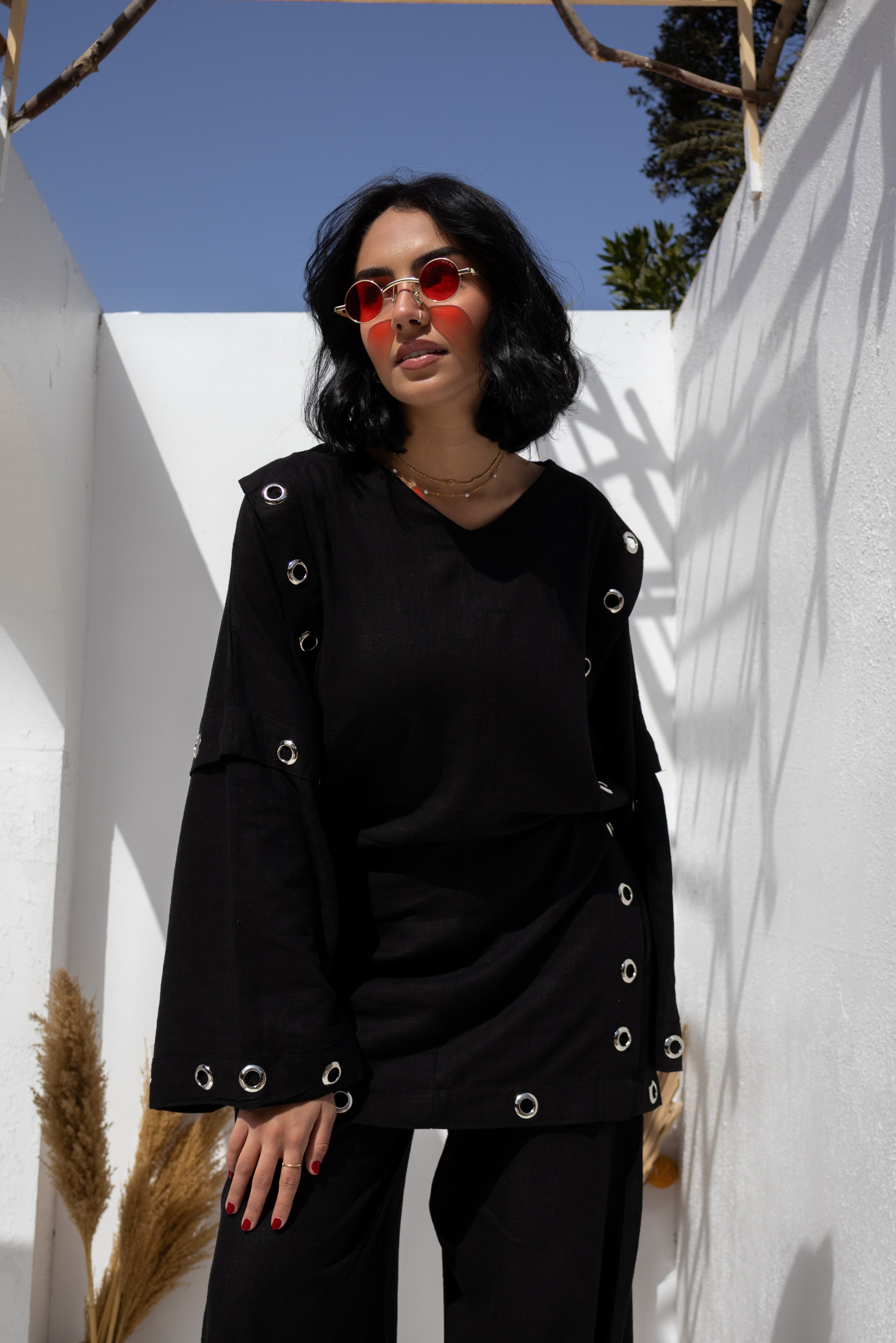 Black Qammar Set - BerriessDesigns