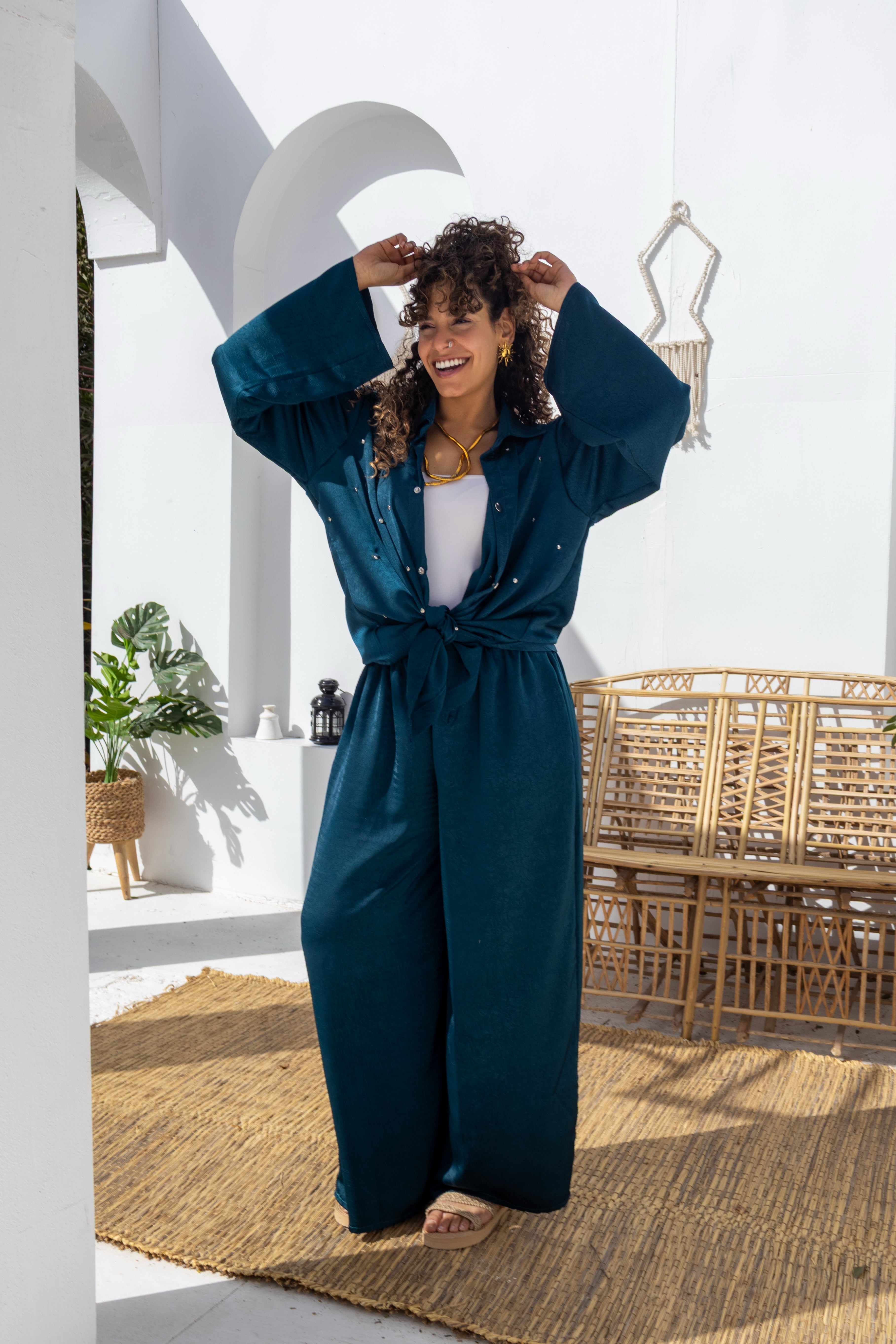 Deep Teal Nojoum Set - BerriessDesigns