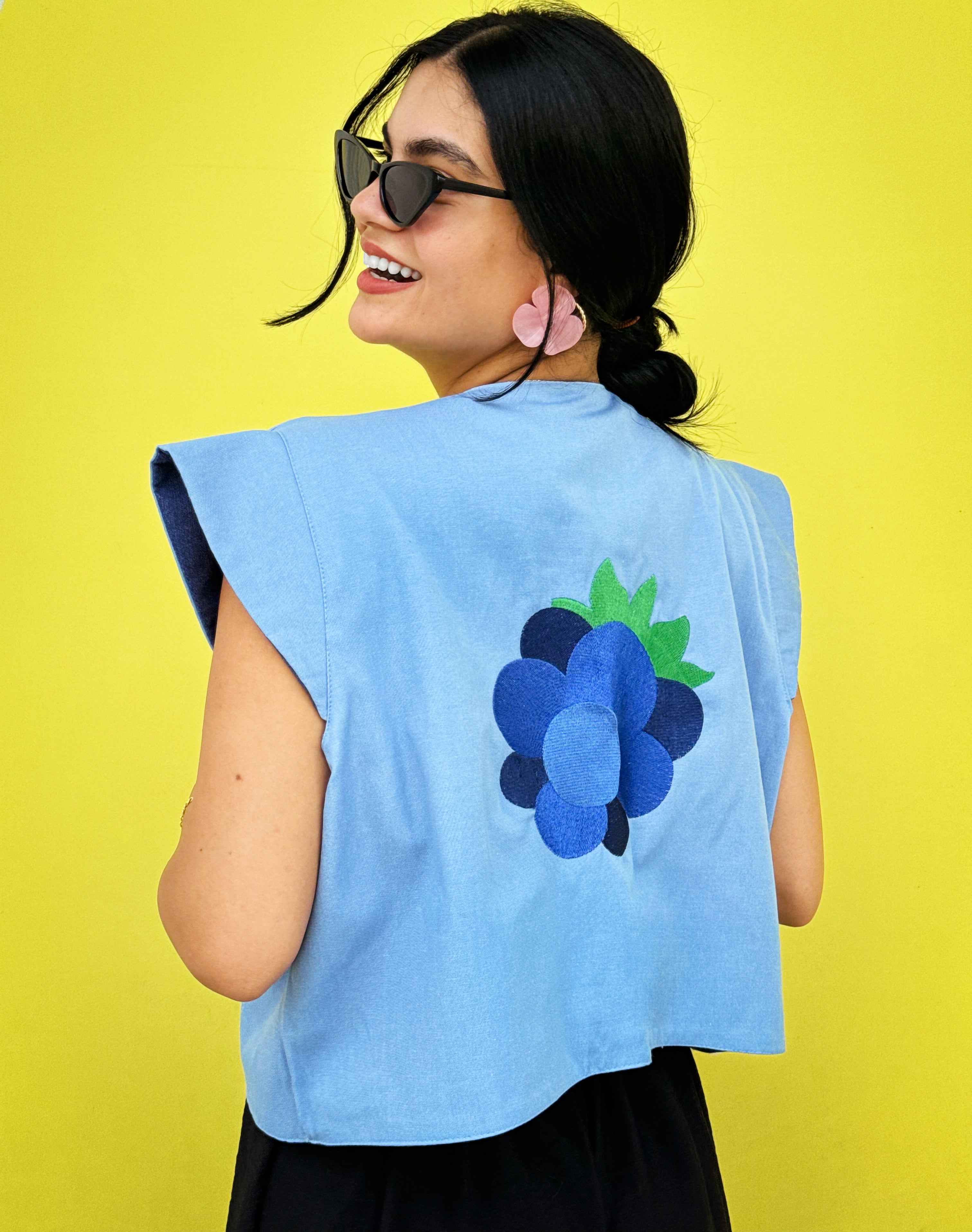 Double-Faced Berries Vest - BerriessDesigns