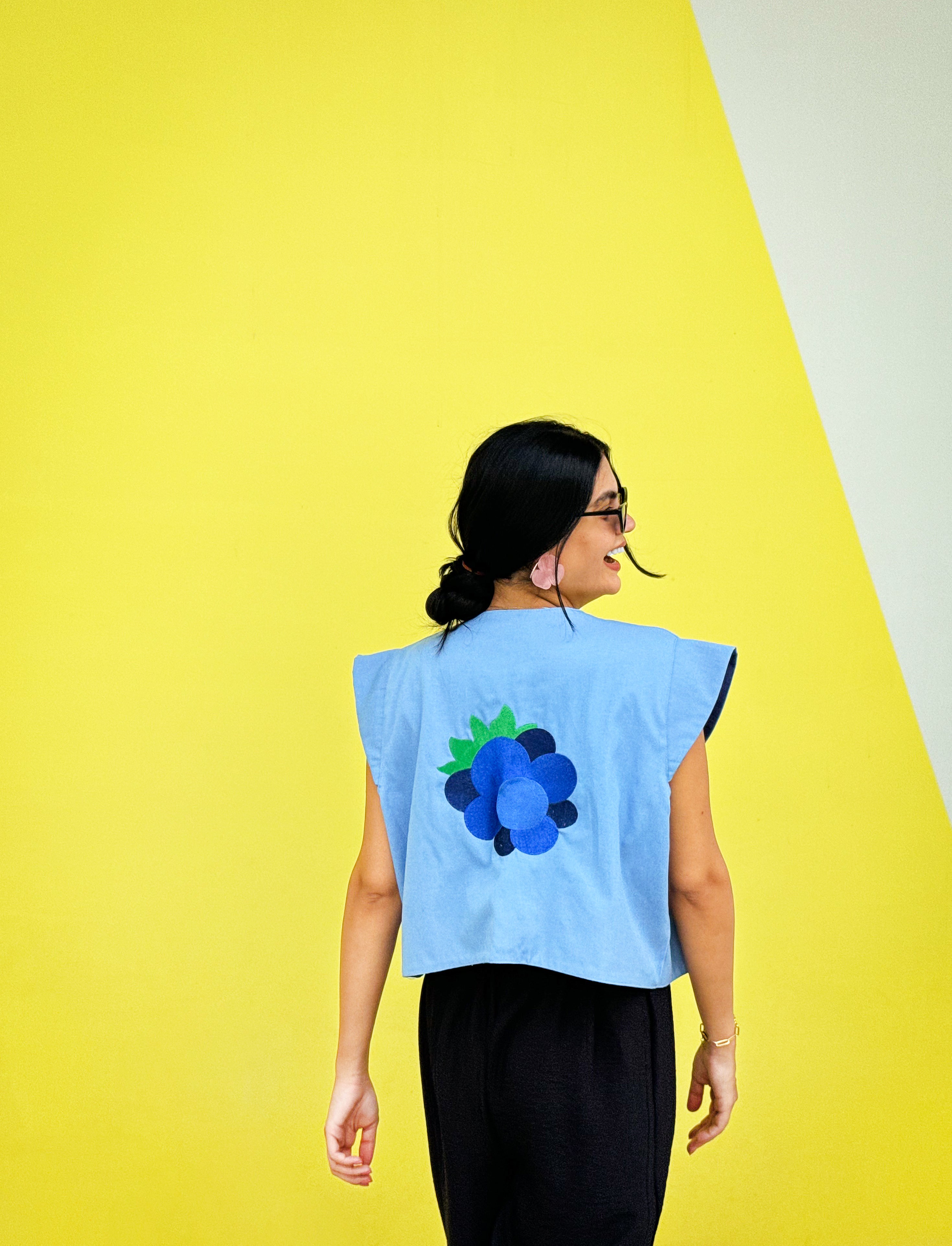 Double - Faced Berries Vest - BerriessDesigns