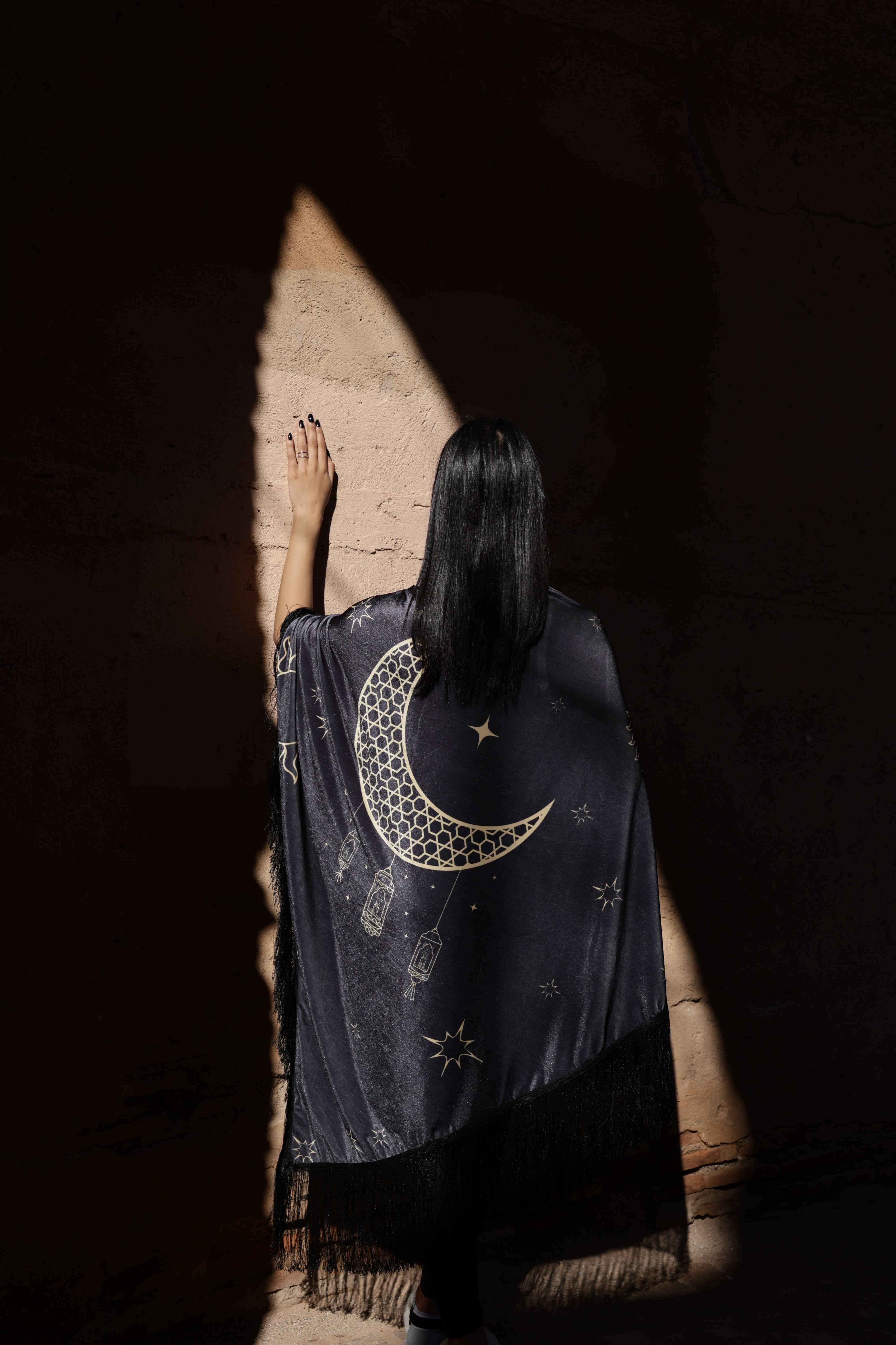 Khayaal Black Cape - BerriessDesigns