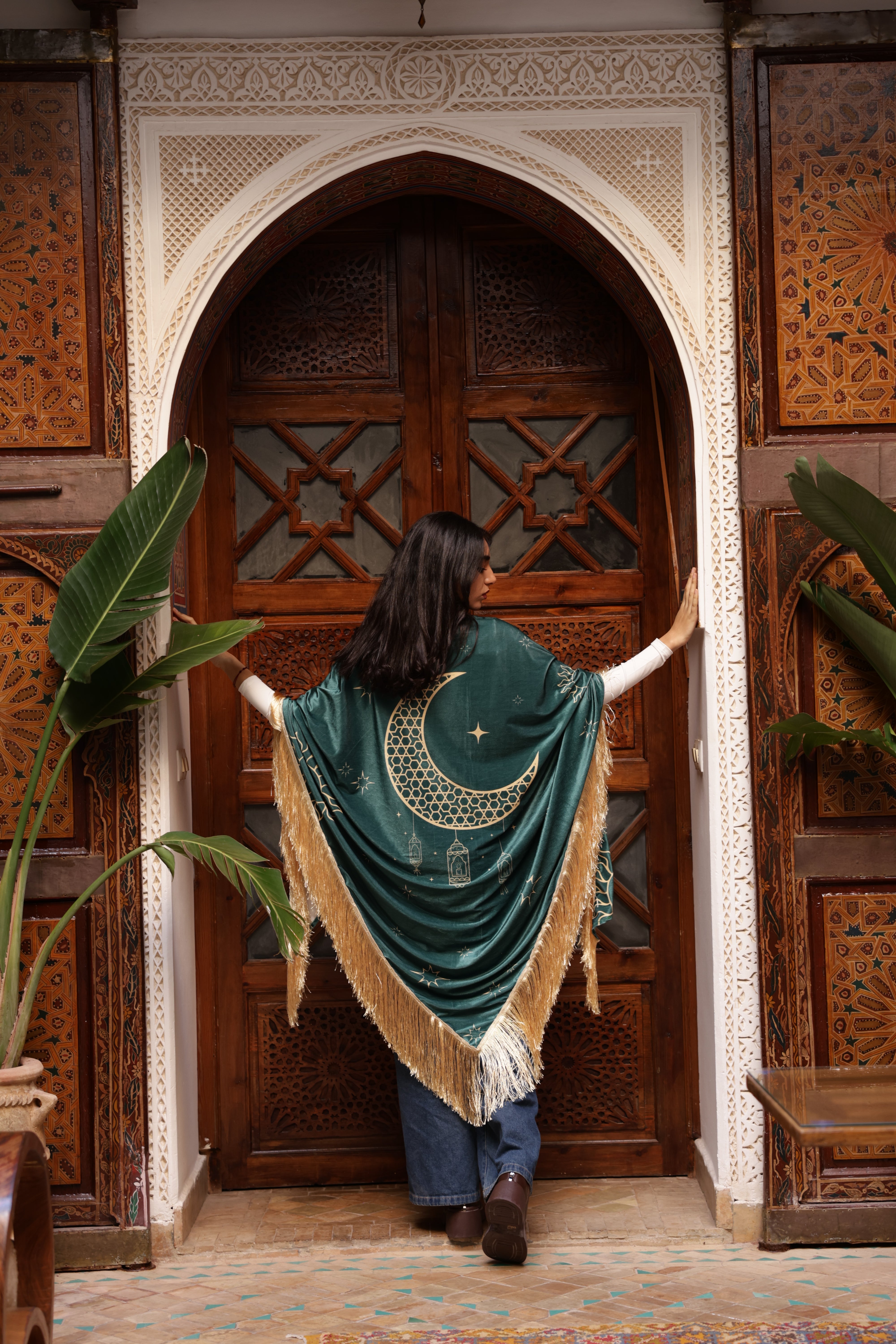 Khayaal Green Cape - BerriessDesigns