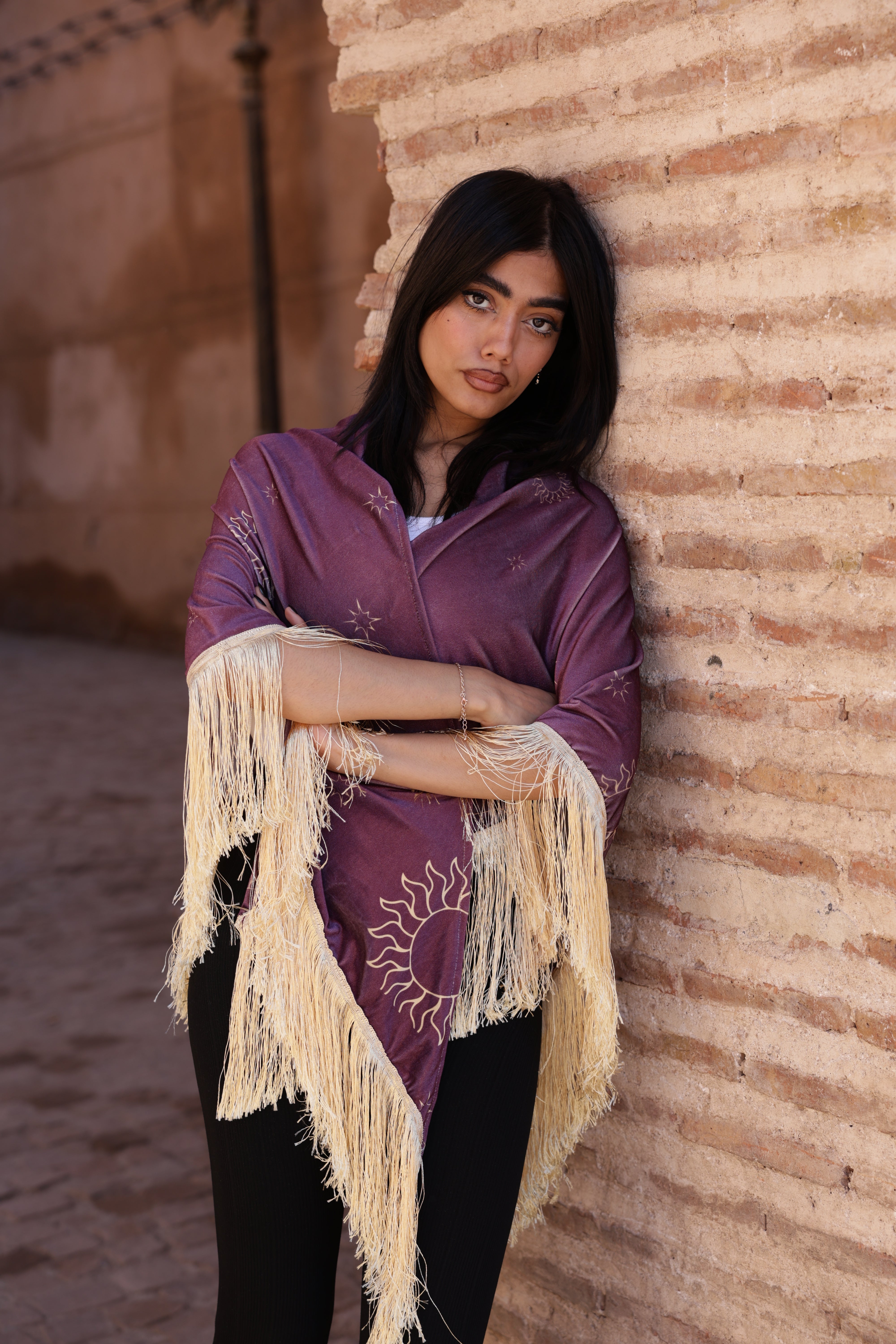 Khayaal Mulberry Cape (Mini) - BerriessDesigns