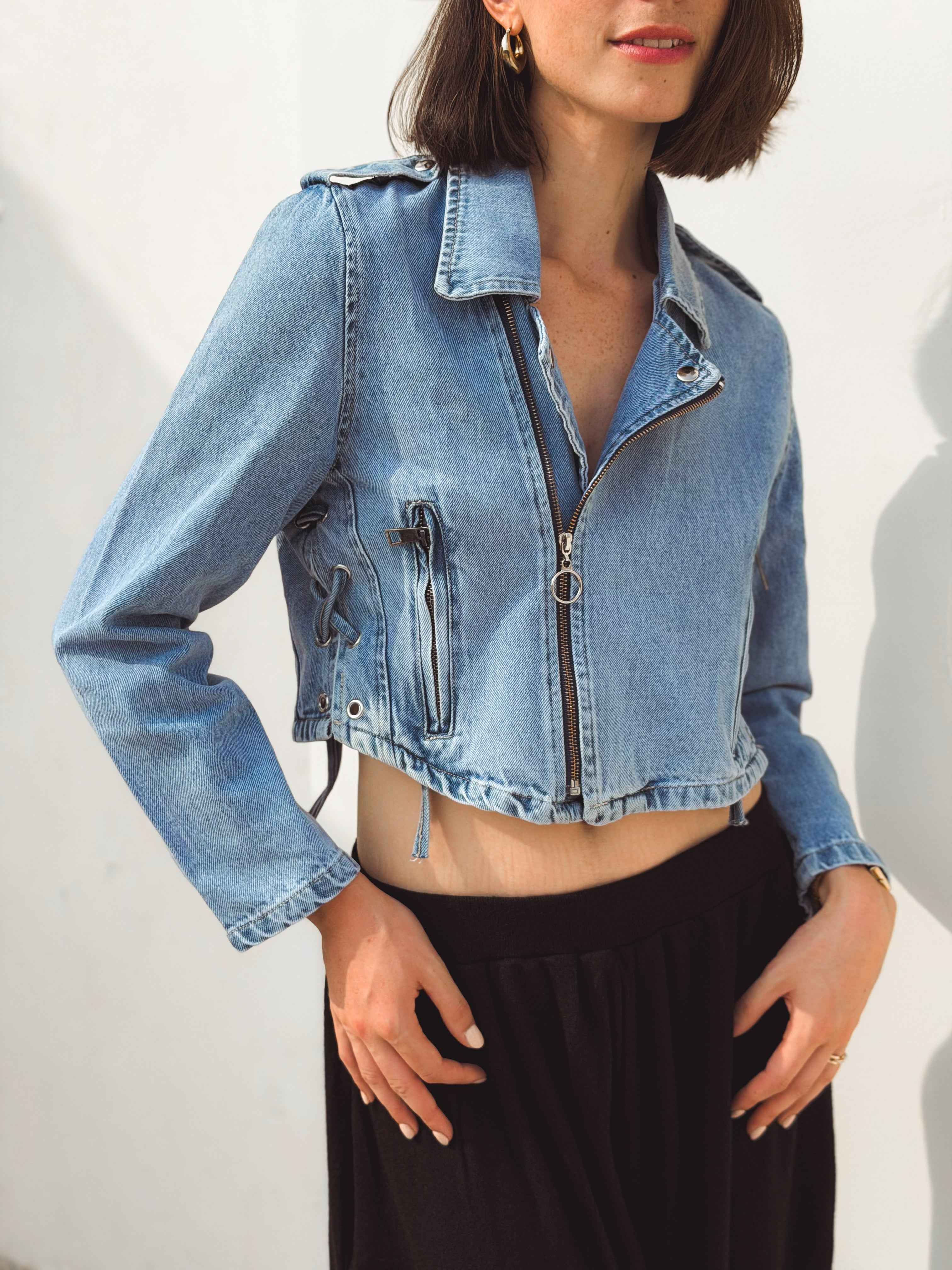 Tala Jacket – Cropped Denim Jacket
