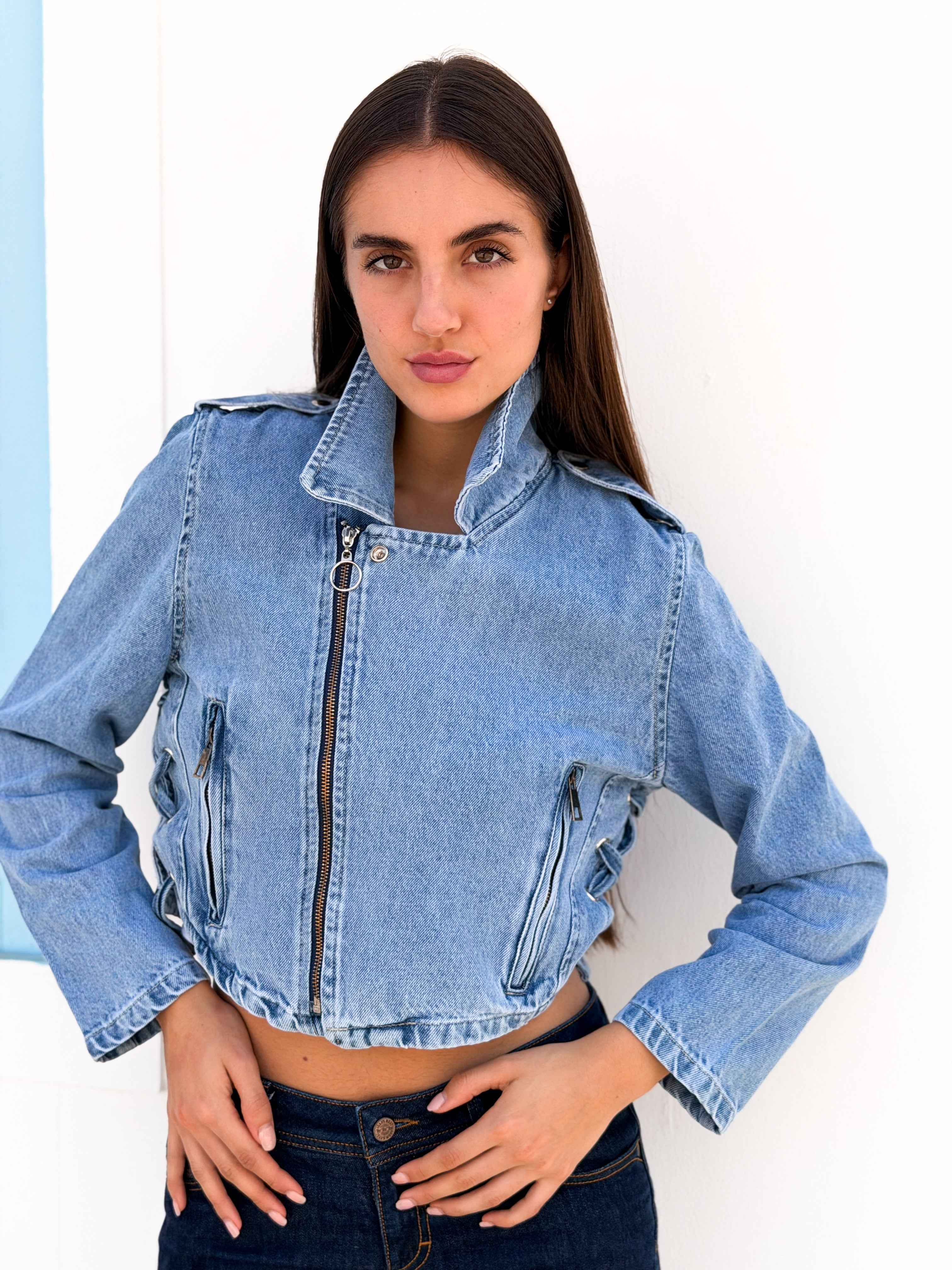 Tala Jacket – Cropped Denim Jacket