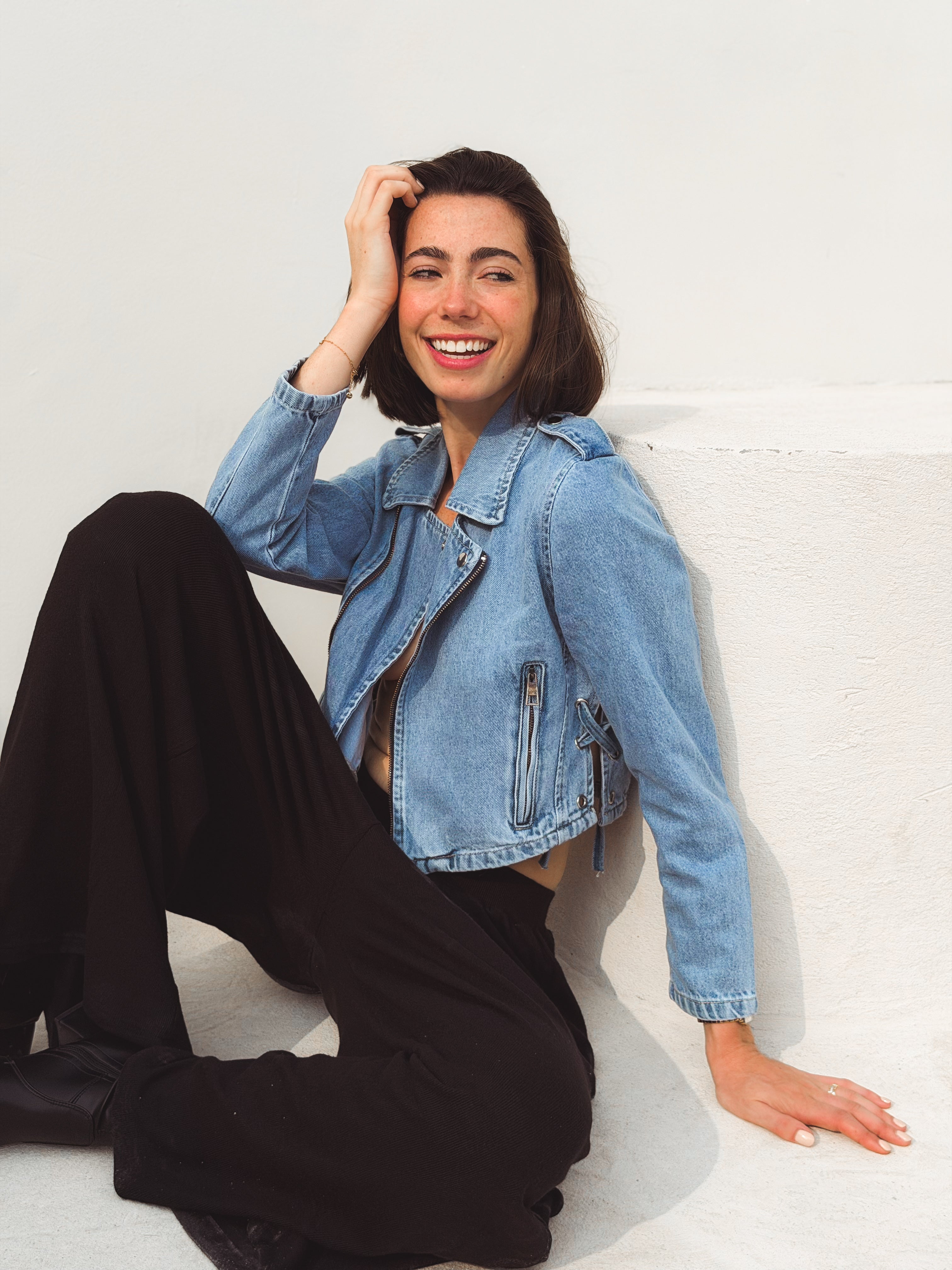 Tala Jacket – Cropped Denim Jacket - BerriessDesigns