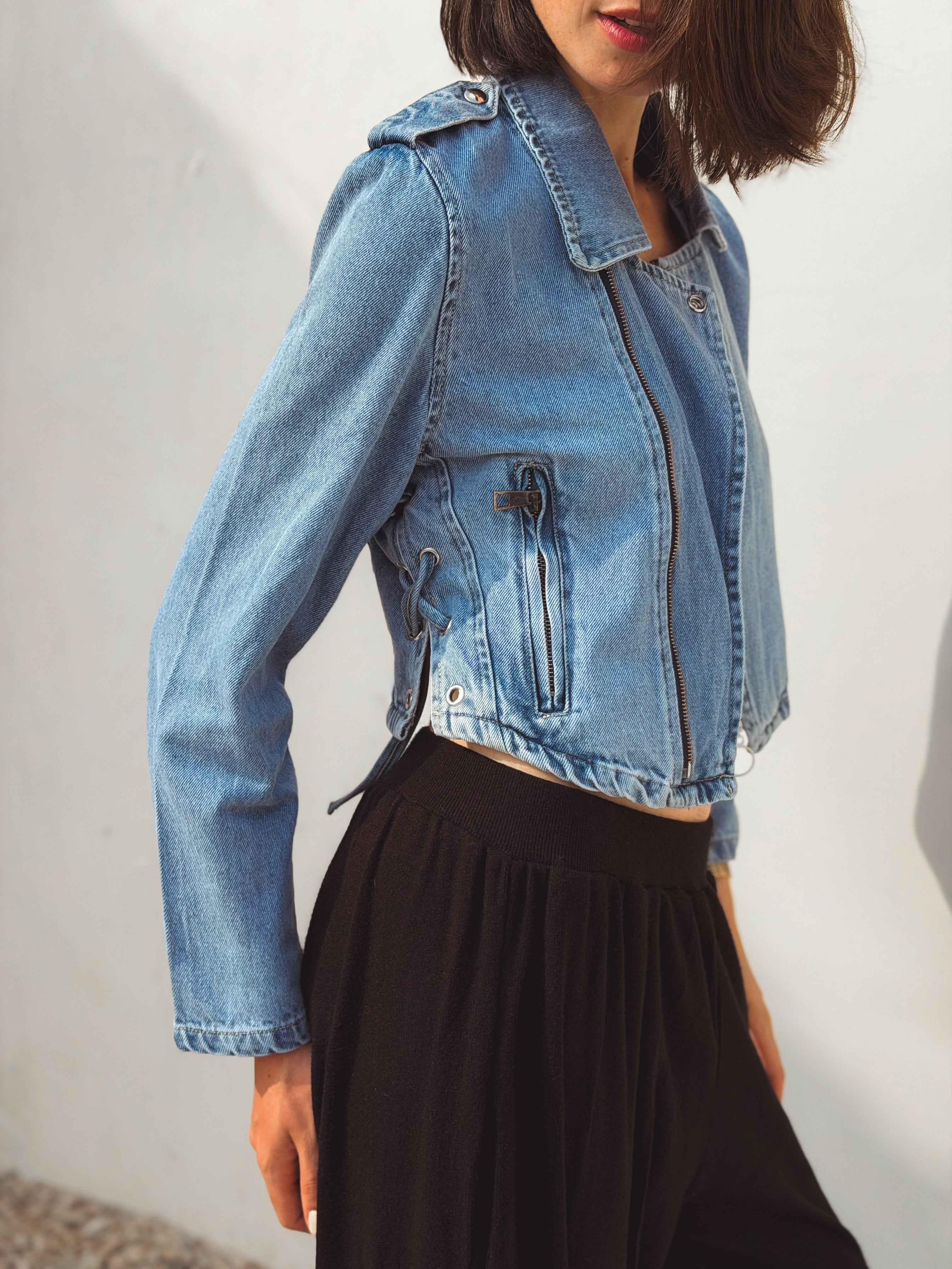 Tala Jacket – Cropped Denim Jacket