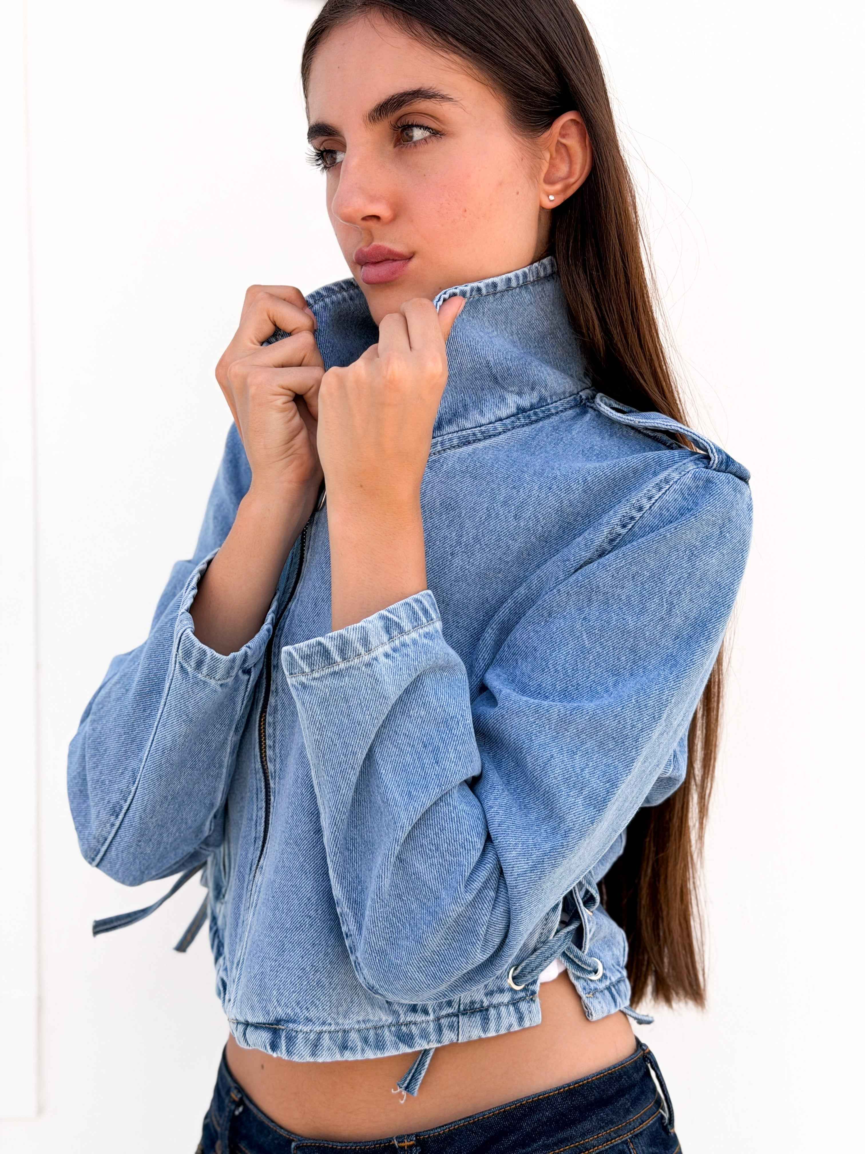 Tala Jacket – Cropped Denim Jacket