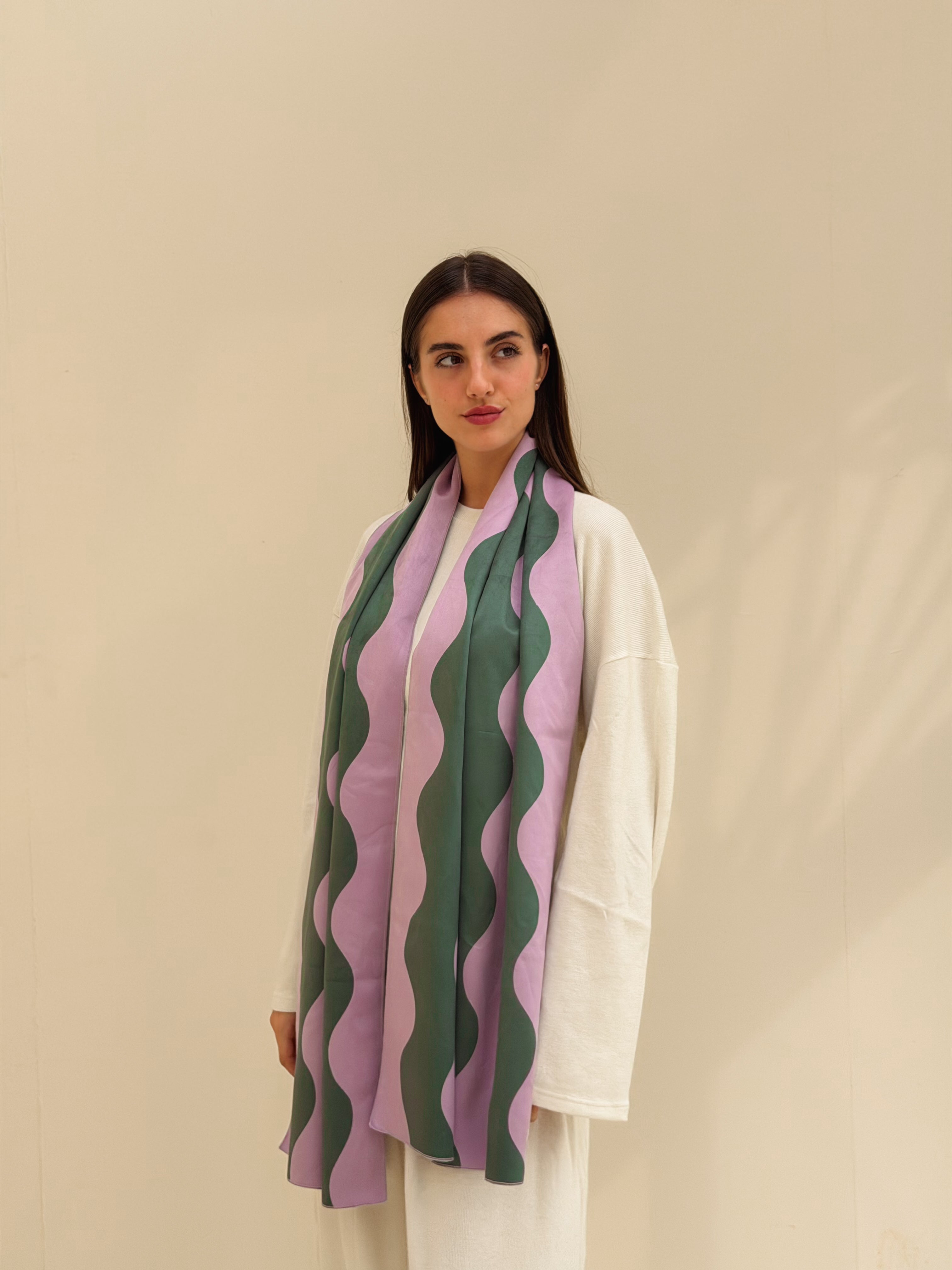 Wavy Stripe Scarf - BerriessDesigns