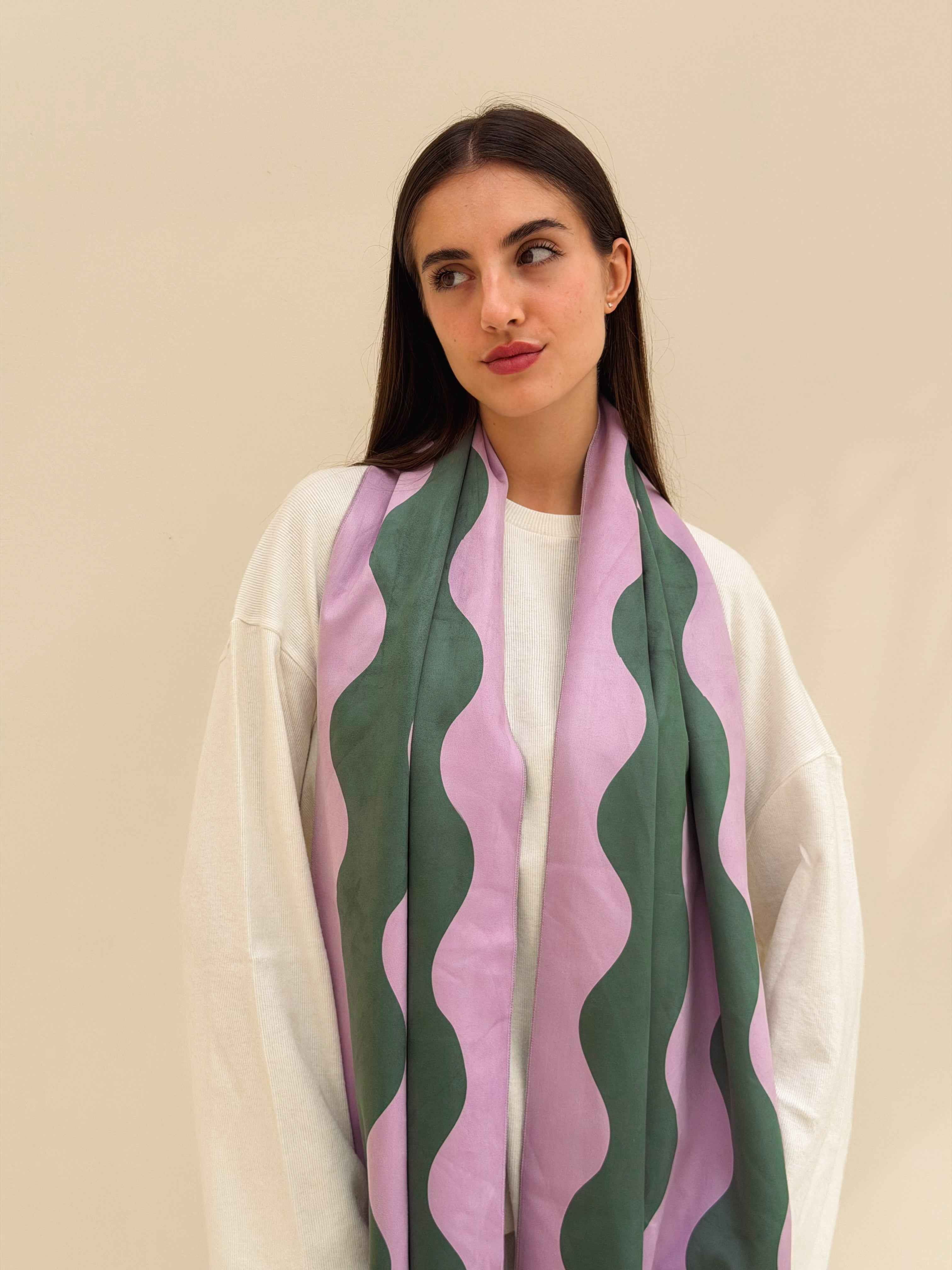 Wavy Stripe Scarf