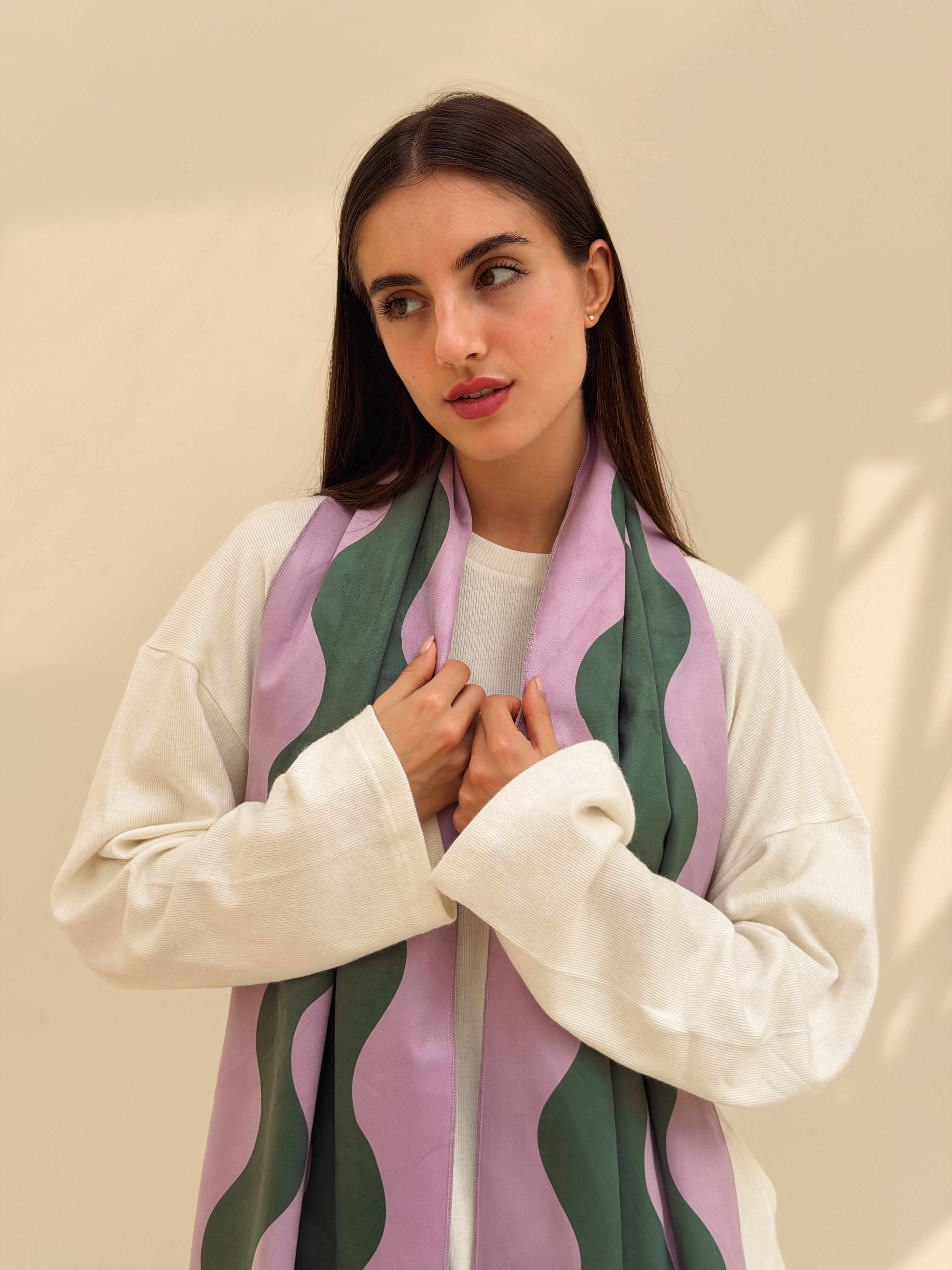 Wavy Stripe Scarf - BerriessDesigns