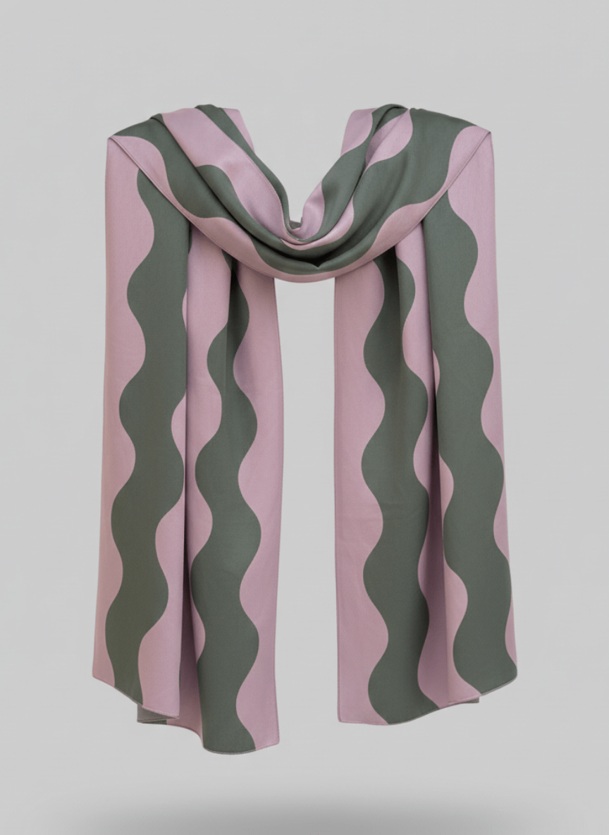 Wavy Stripe Scarf - BerriessDesigns
