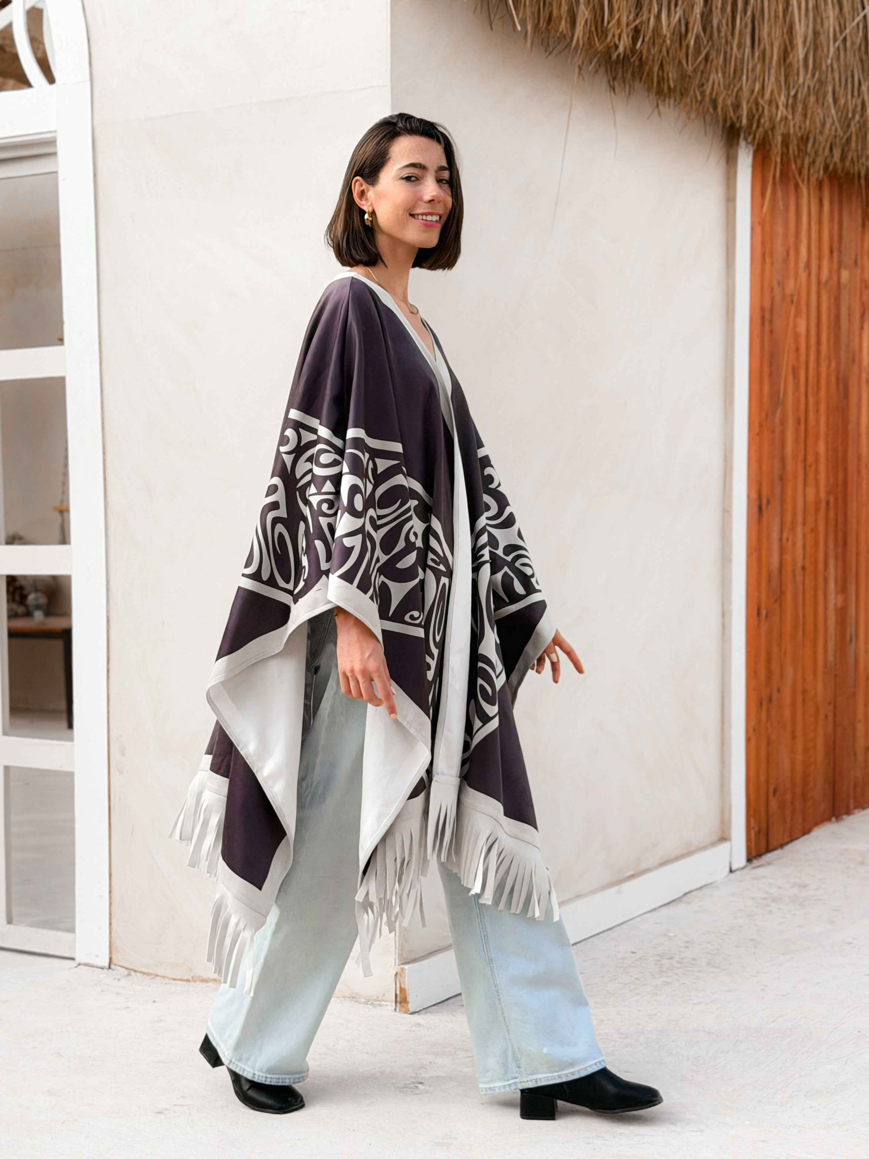 Zayra Dark Chocolate Cape