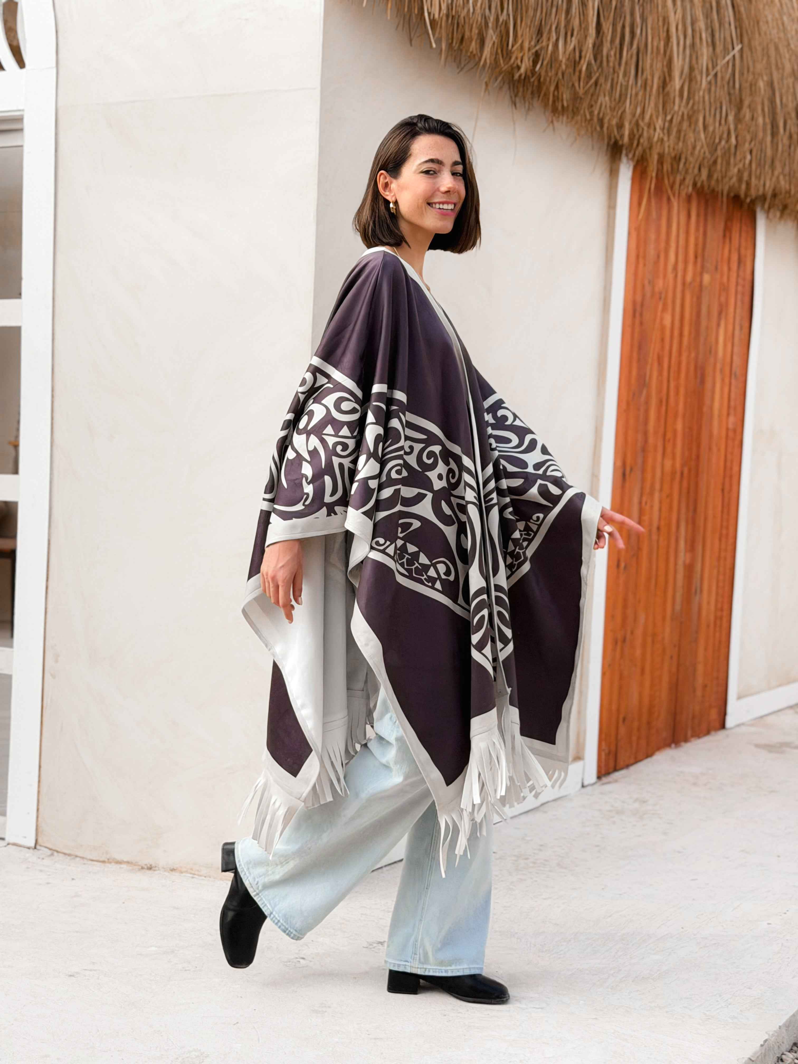 Zayra Dark Chocolate Cape