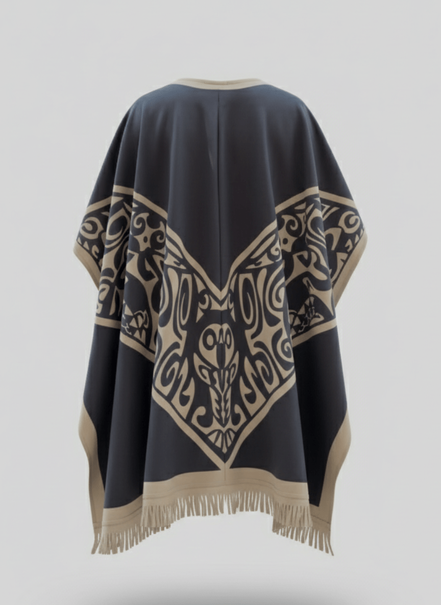 Zayra Navy Blue Cape - BerriessDesigns