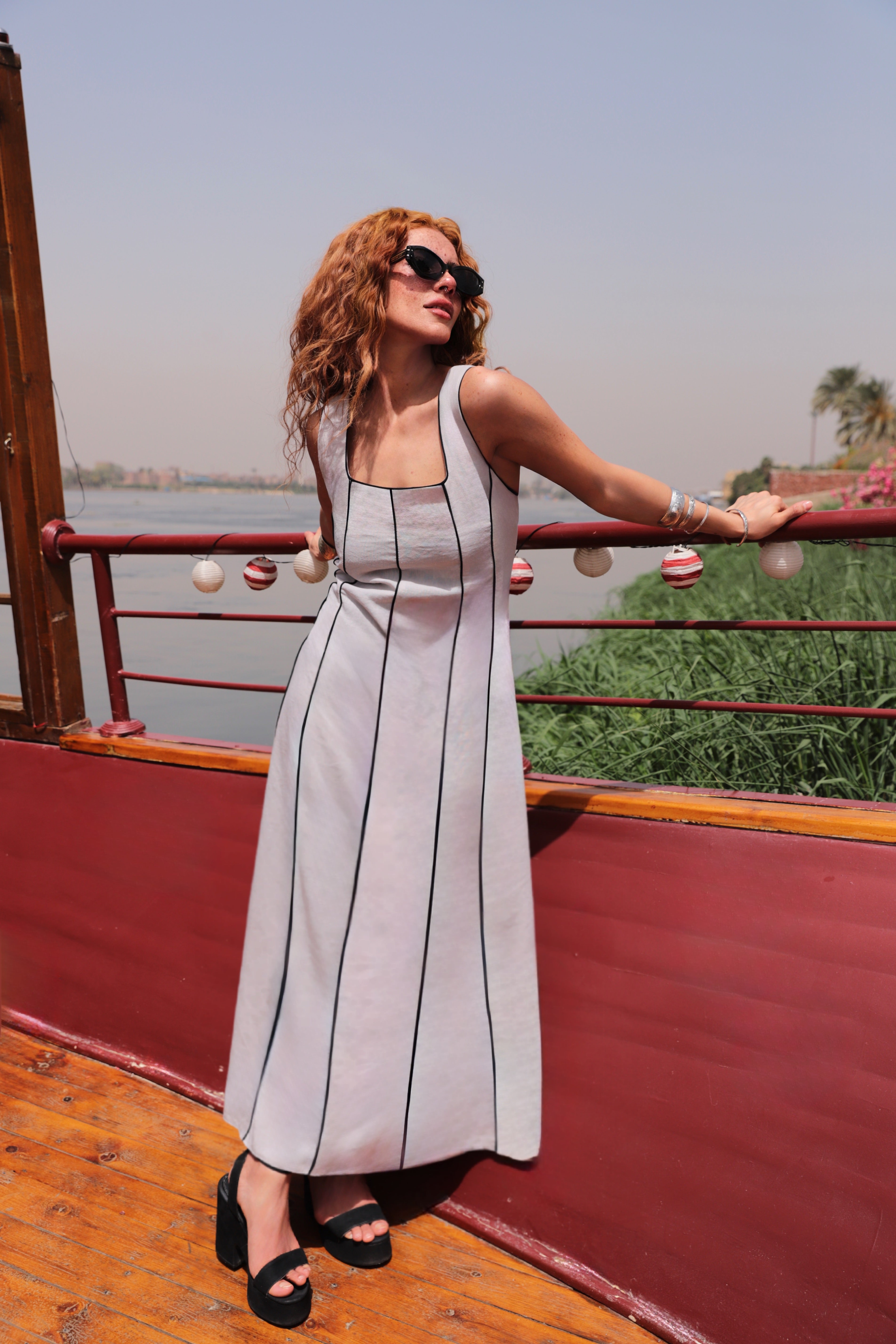 Jude Dress in Beige