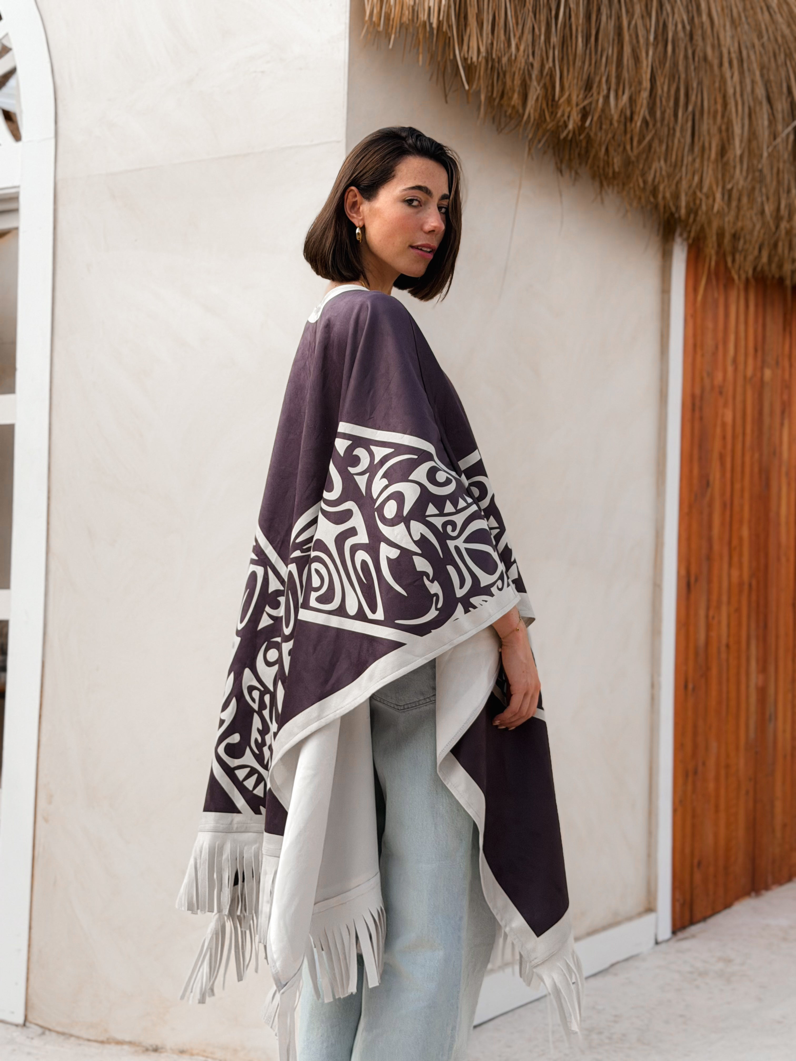 Zayra Dark Chocolate Cape