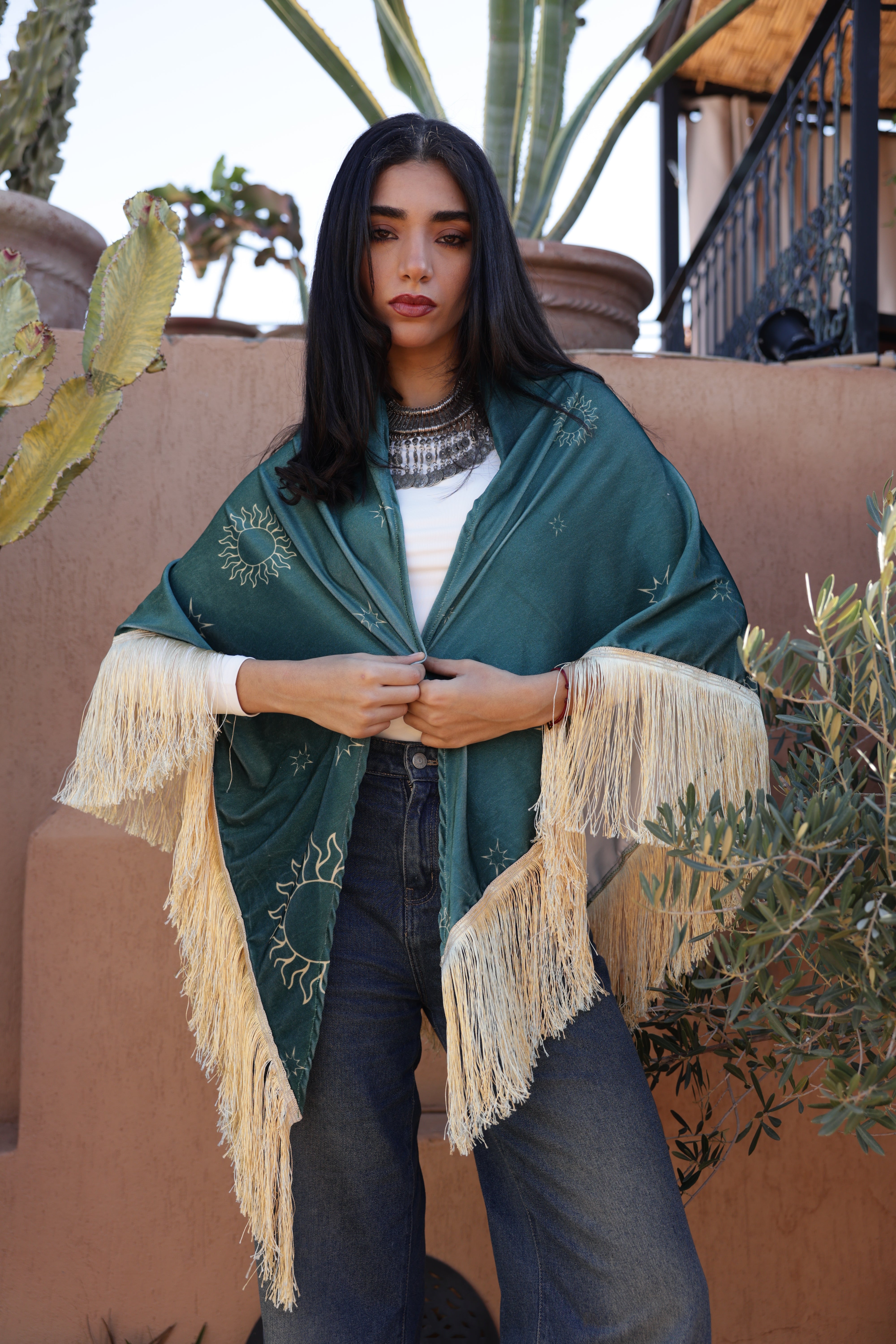 Khayaal Green Cape (Mini)