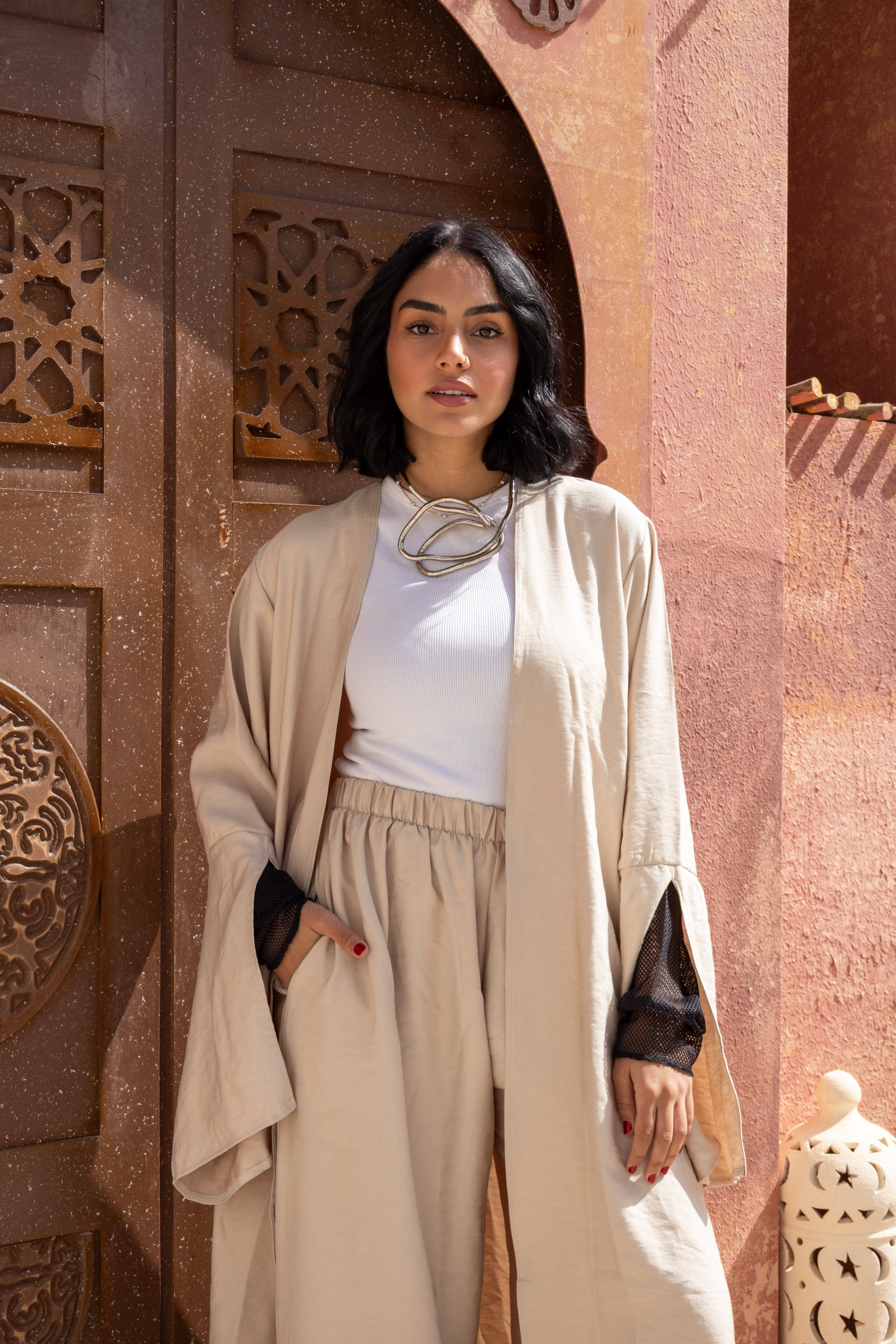 Beige Hawa Set - BerriessDesigns