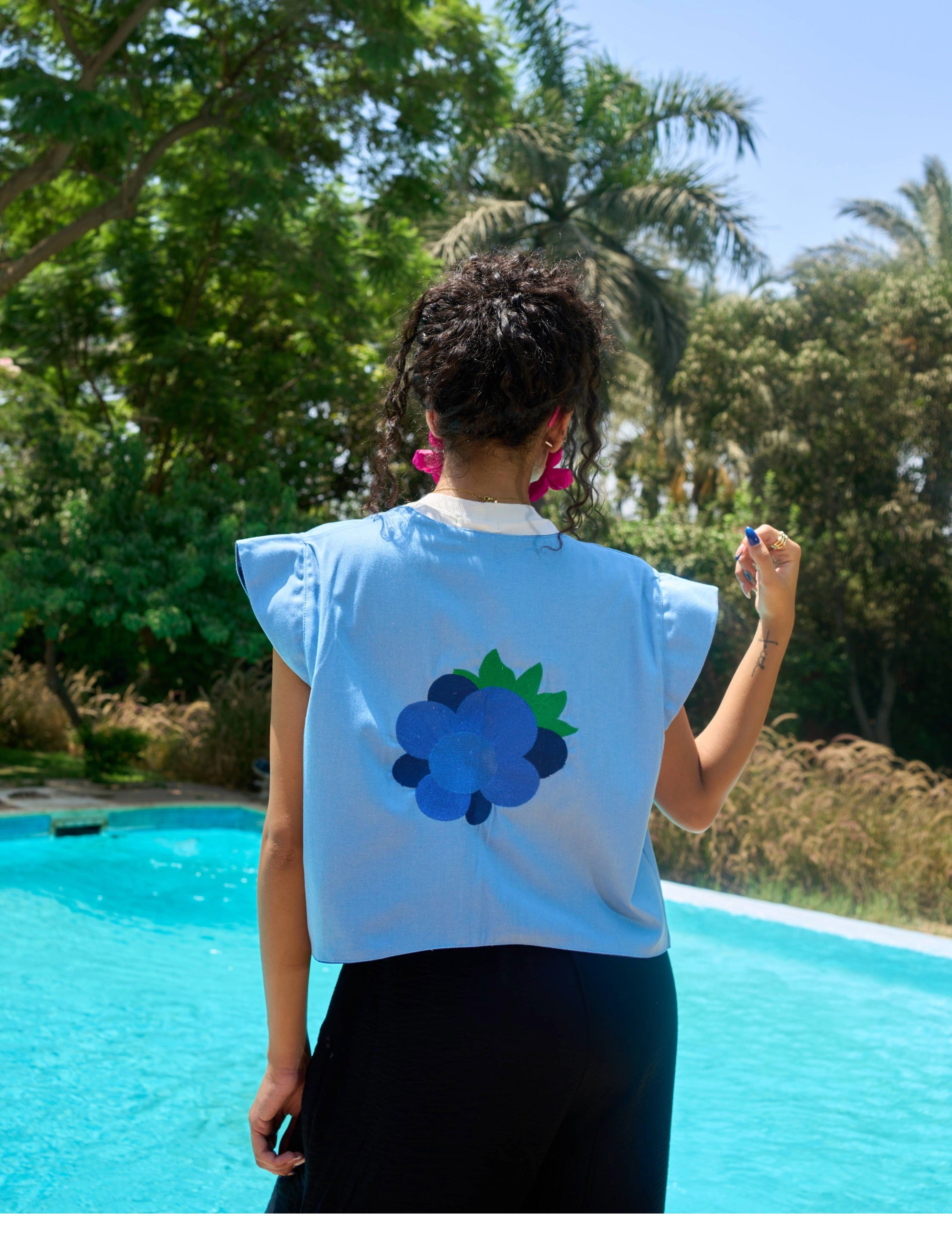 Double - Faced Berries Vest - BerriessDesigns