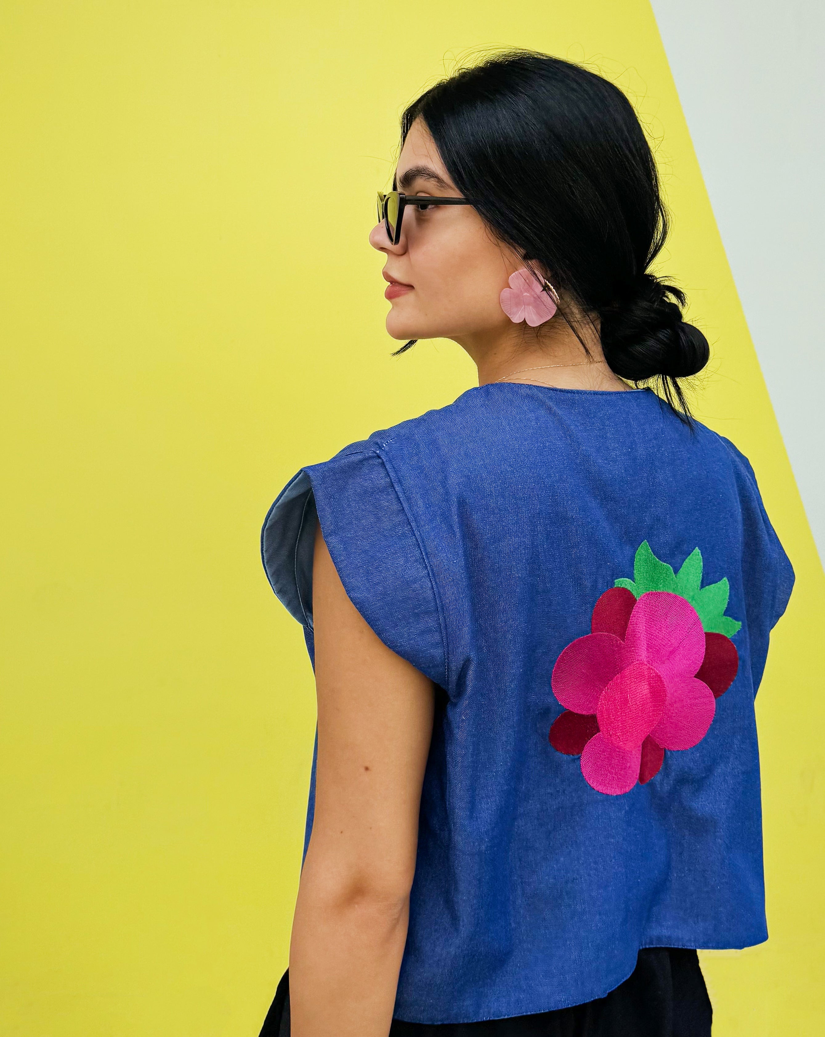 Double - Faced Berries Vest - BerriessDesigns