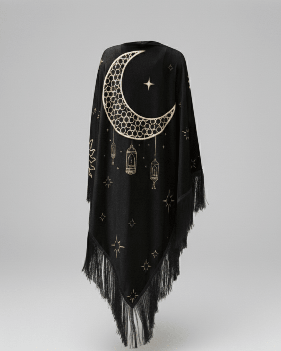 Khayaal Black Cape - BerriessDesigns