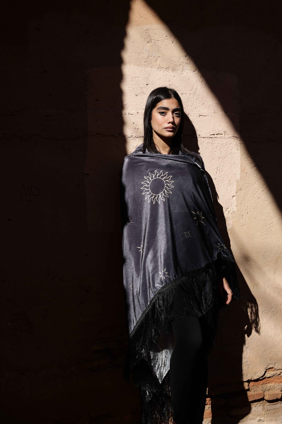 Khayaal Black Cape - BerriessDesigns