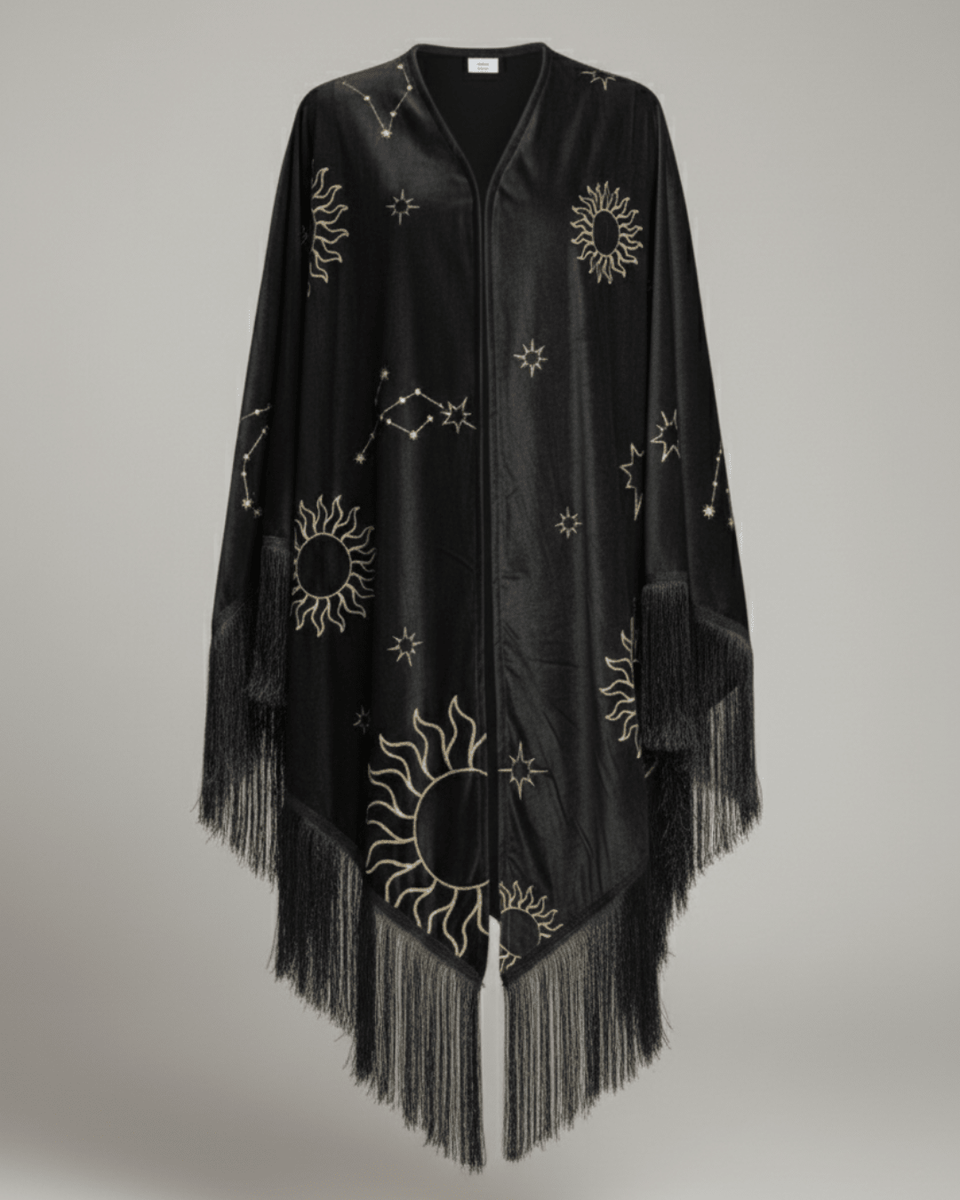 Khayaal Black Cape - BerriessDesigns
