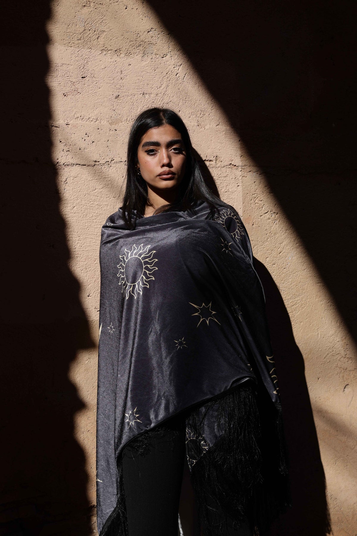Khayaal Black Cape - BerriessDesigns