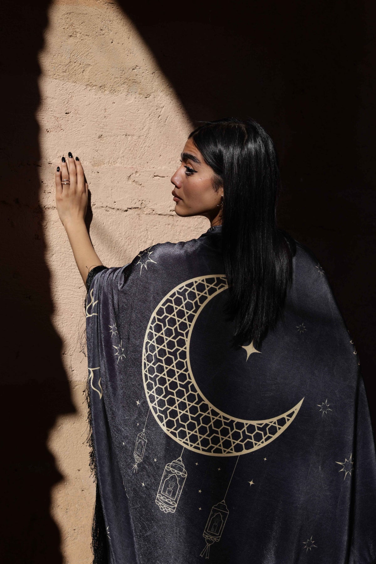 Khayaal Black Cape - BerriessDesigns
