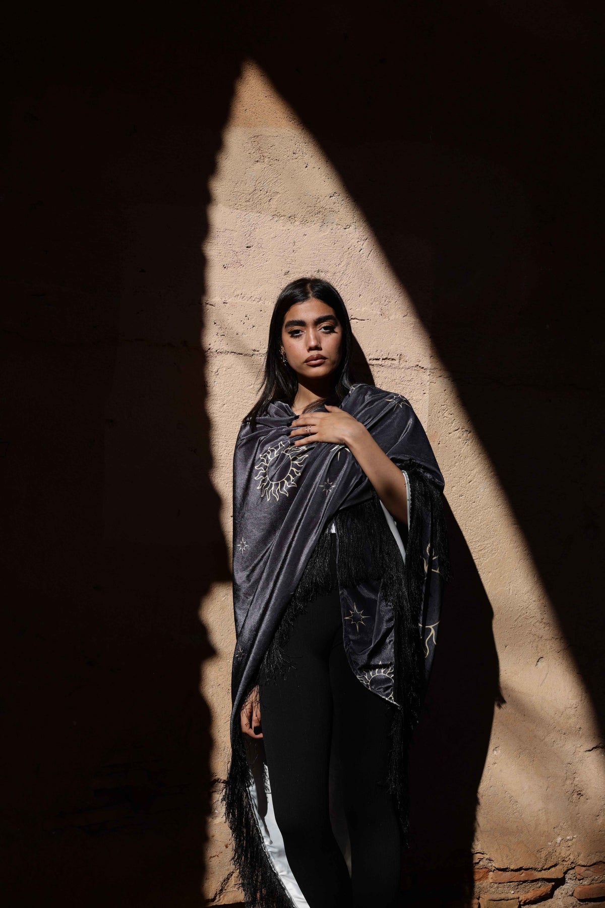 Khayaal Black Cape - BerriessDesigns