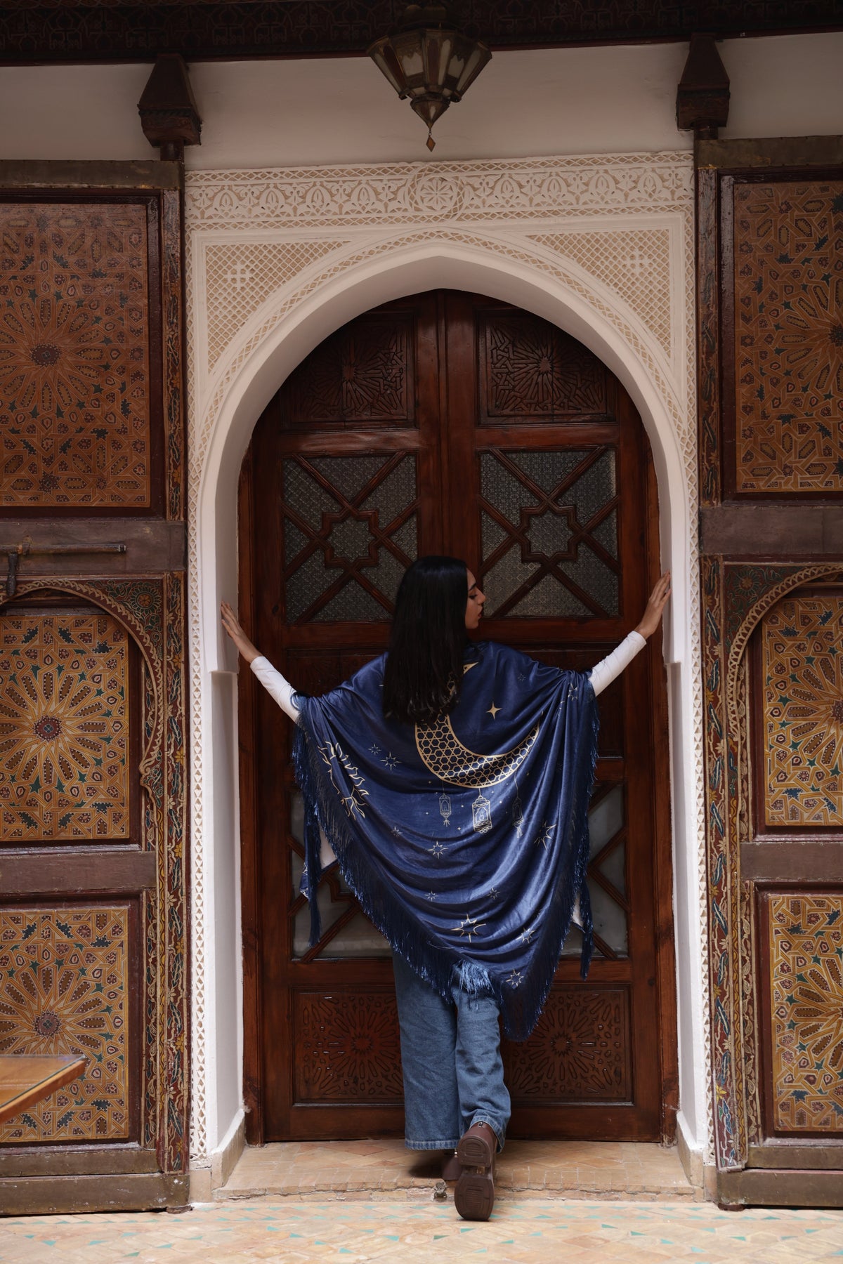Khayaal Blue Cape - BerriessDesigns