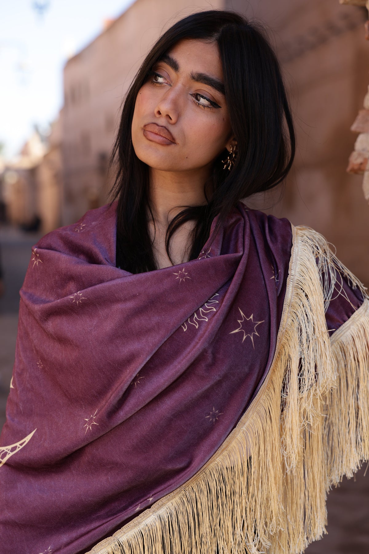Khayaal Mulberry Cape (Mini) - BerriessDesigns