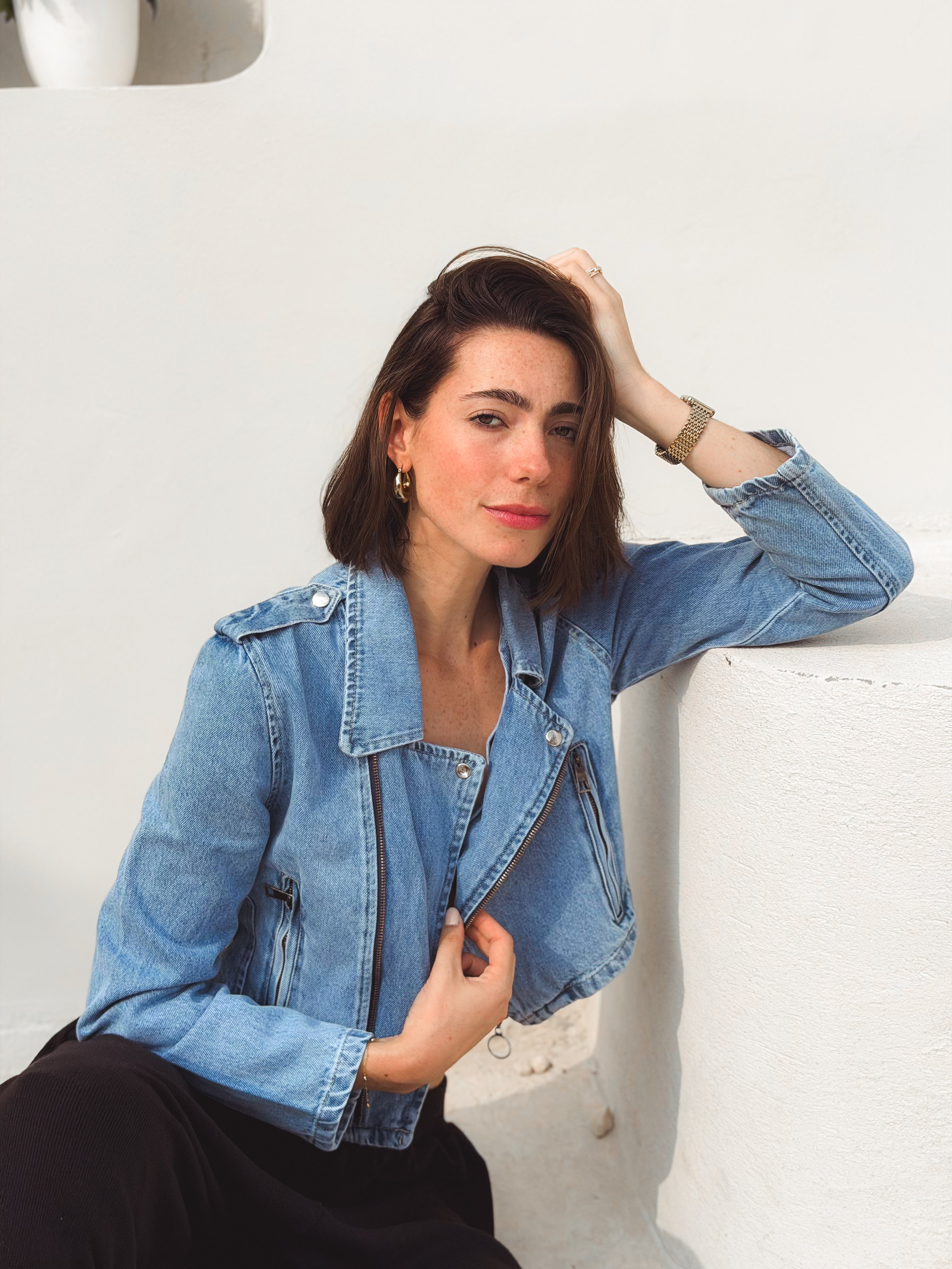 Tala Jacket – Cropped Denim Jacket - BerriessDesigns