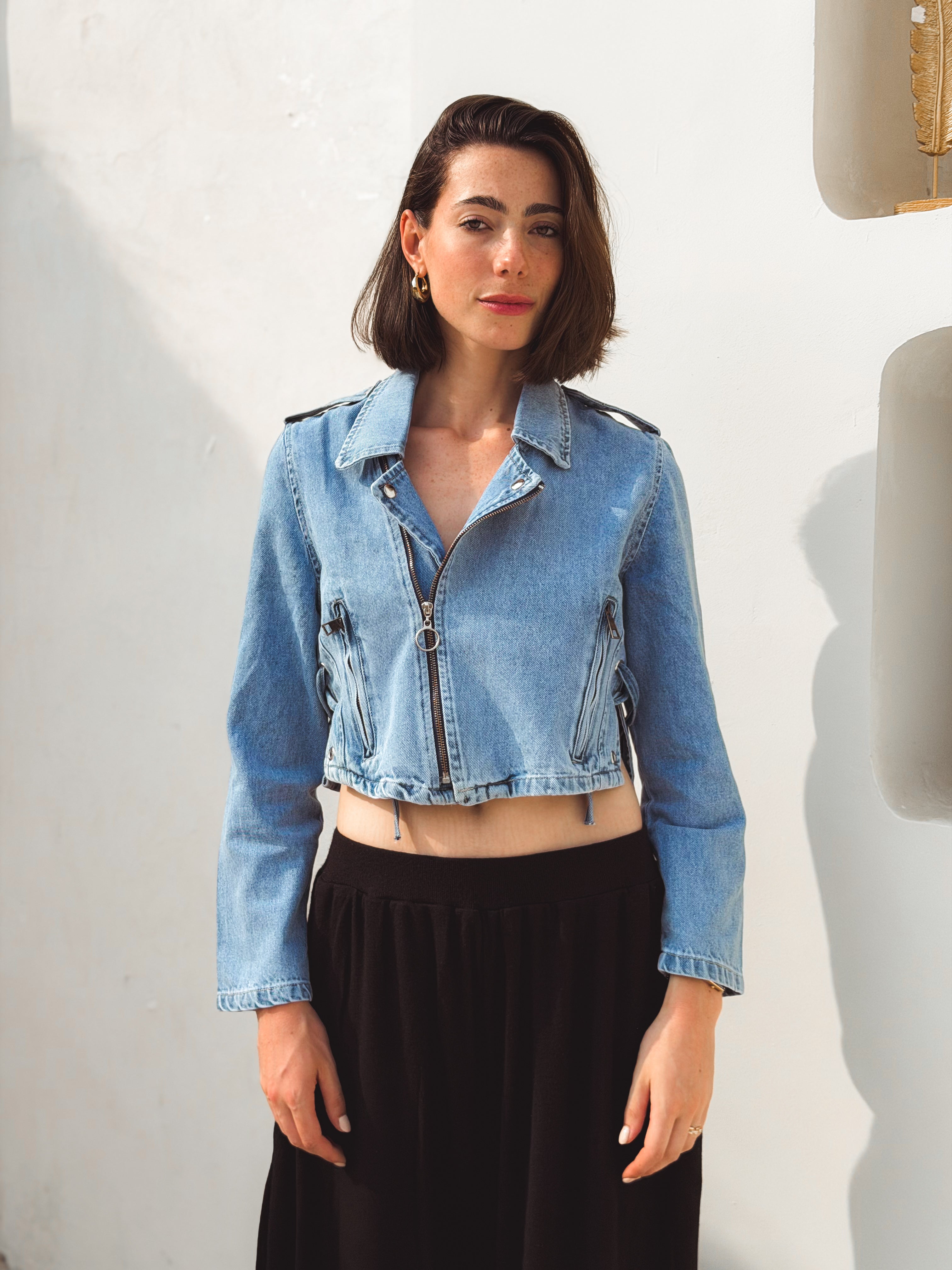 Tala Jacket – Cropped Denim Jacket - BerriessDesigns