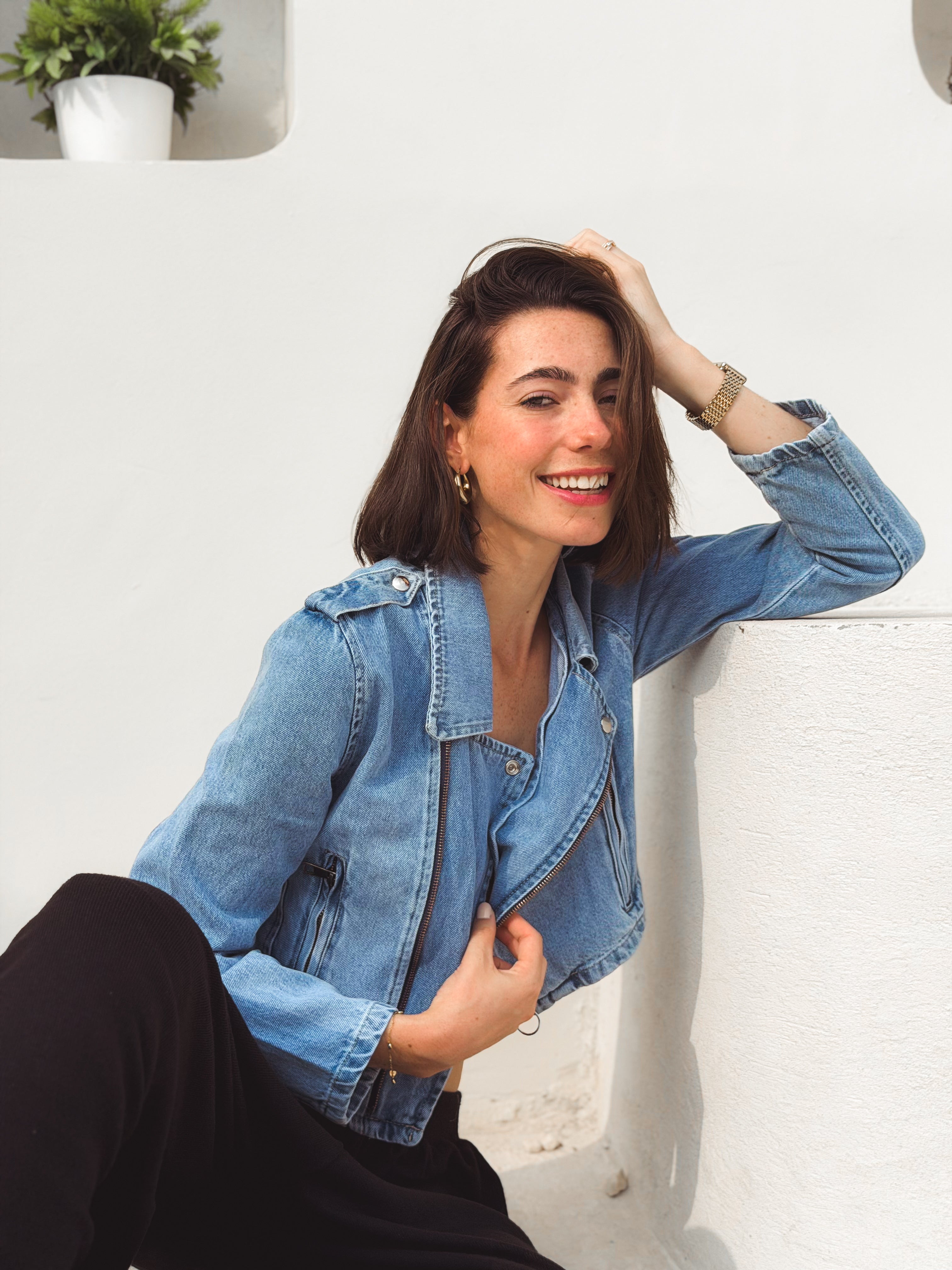 Tala Jacket – Cropped Denim Jacket - BerriessDesigns