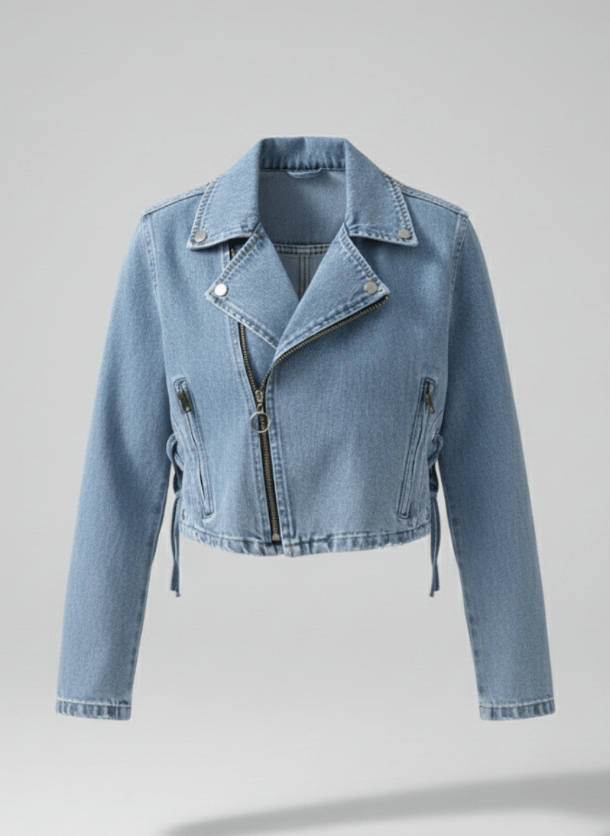 Tala Jacket – Cropped Denim Jacket - BerriessDesigns