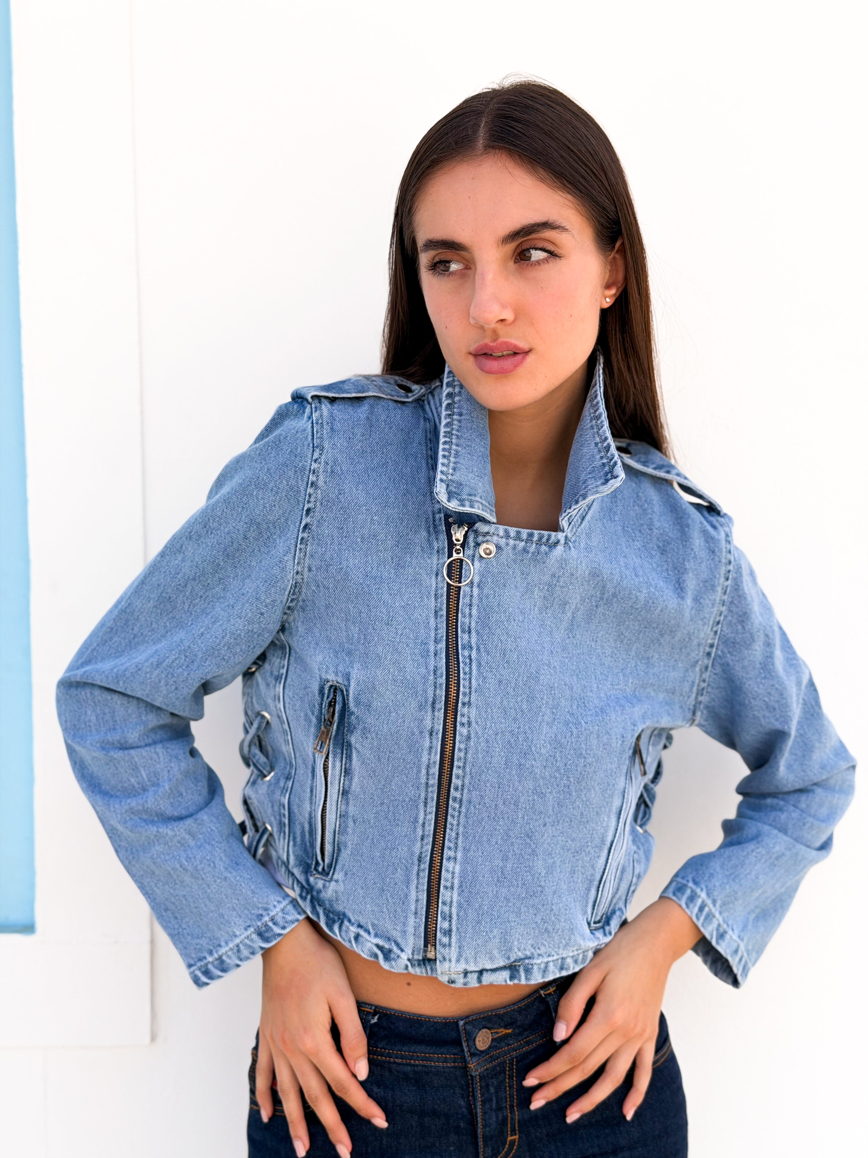Tala Jacket – Cropped Denim Jacket - BerriessDesigns