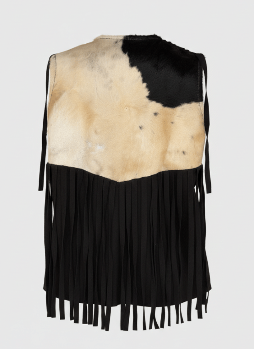 Velura Vest – Natural Cow Leather Vest (PATTERN 1) - BerriessDesigns