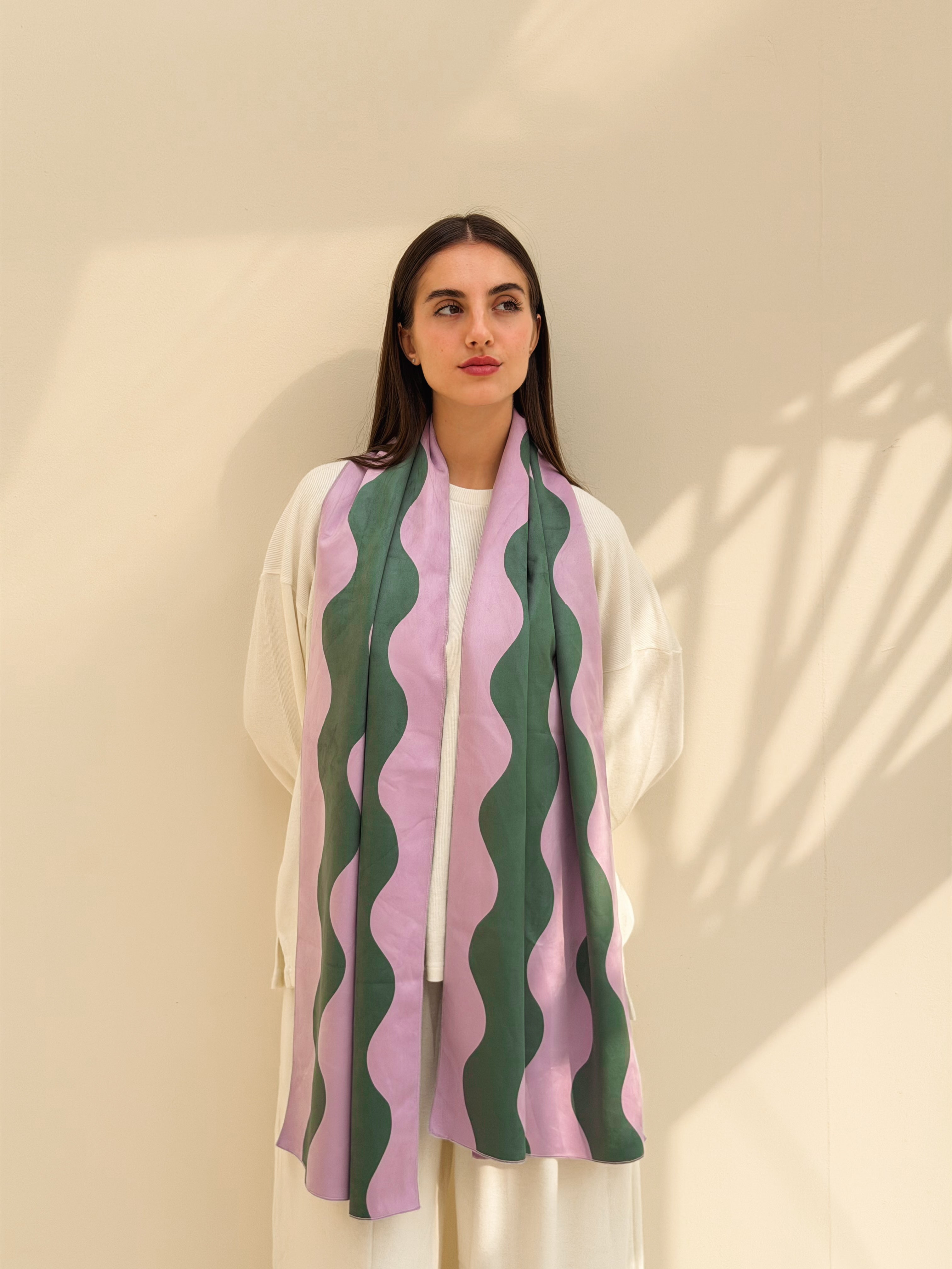 Wavy Stripe Scarf - BerriessDesigns