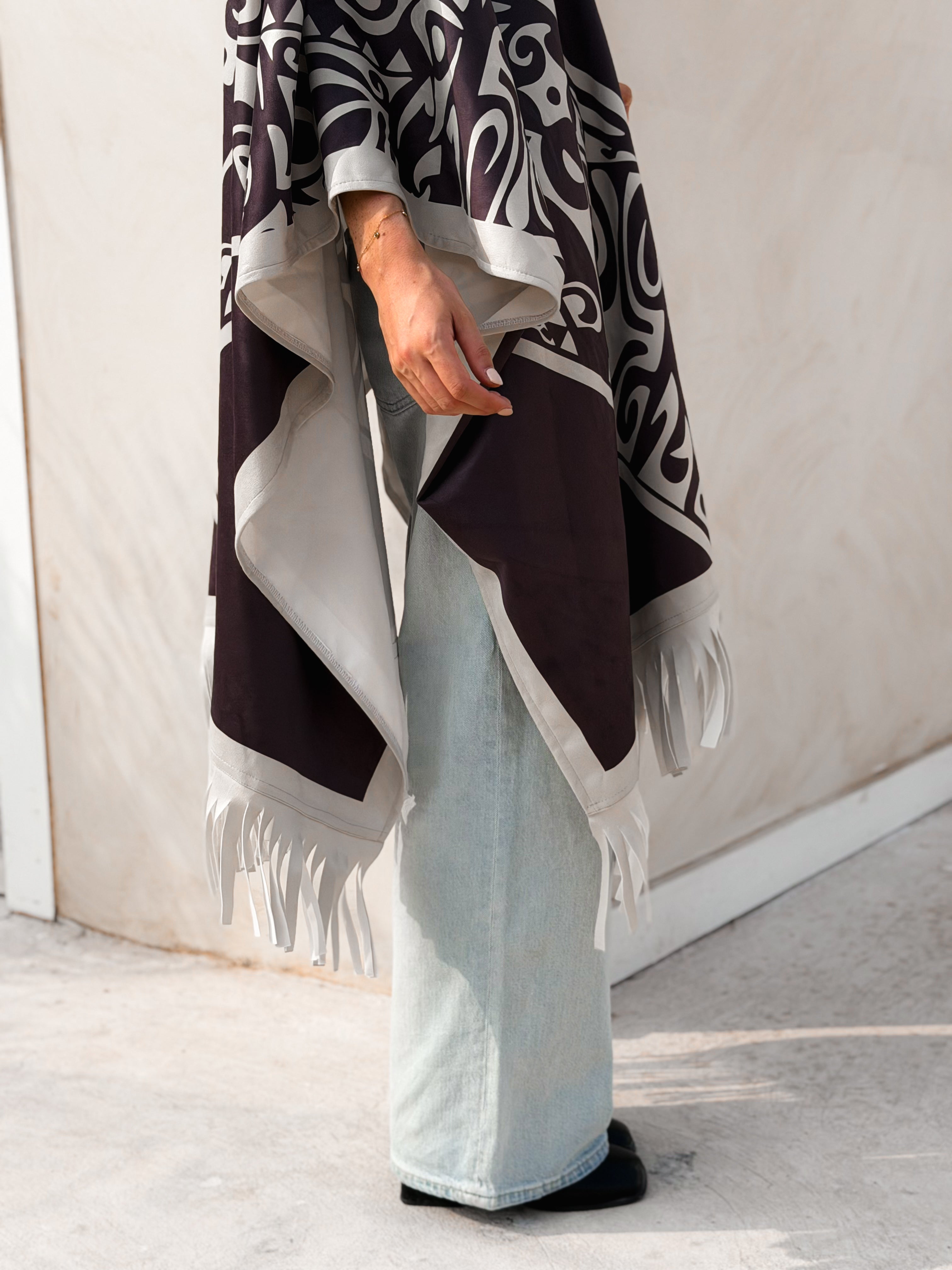 Zayra Dark Chocolate Cape - BerriessDesigns