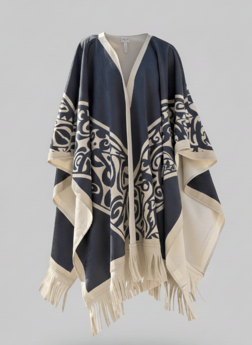 Zayra Navy Blue Cape - BerriessDesigns